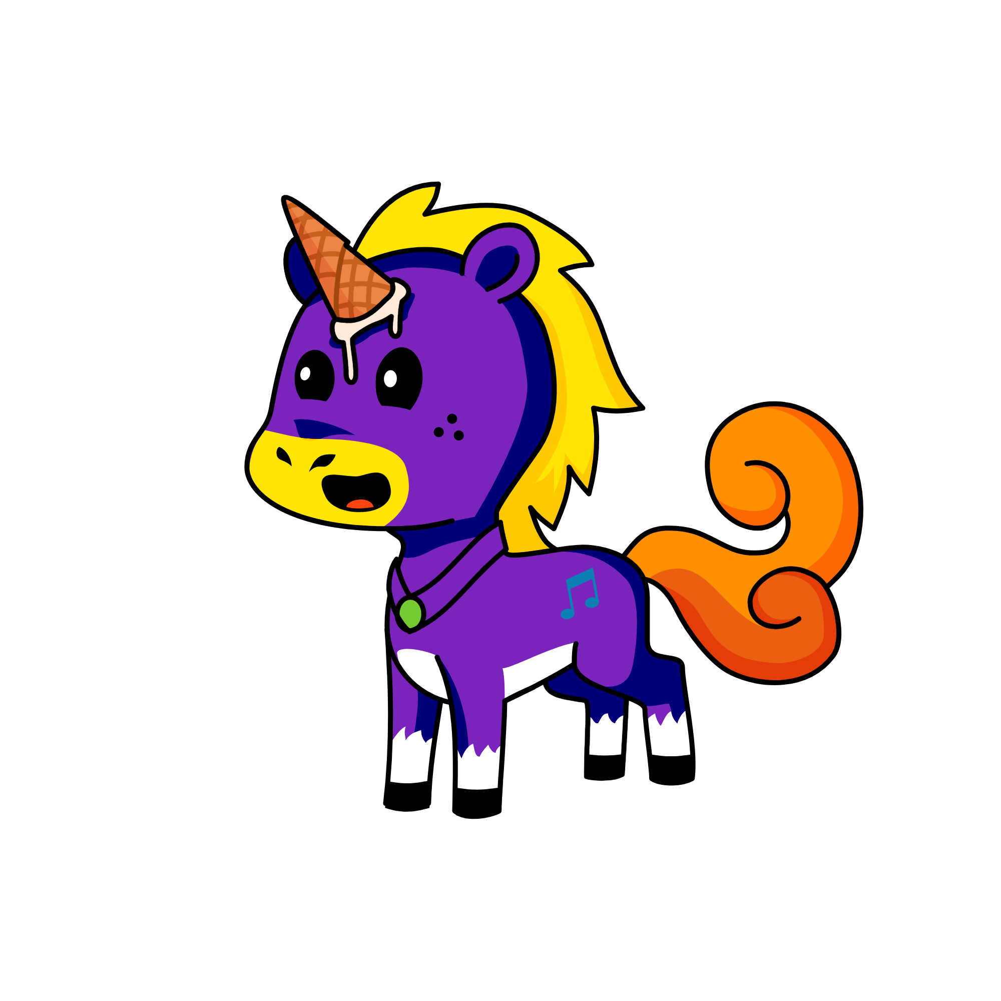 Elado, the unicorn