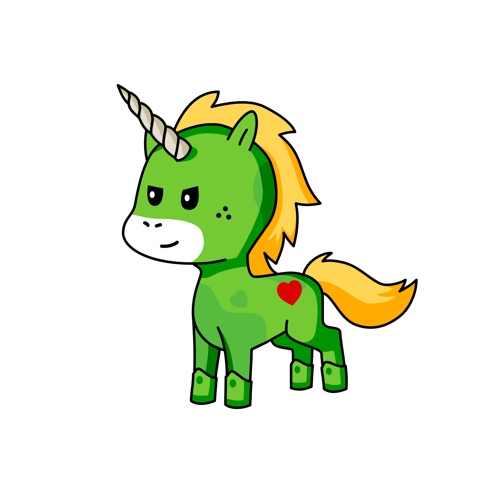 Mad Alex, the unicorn