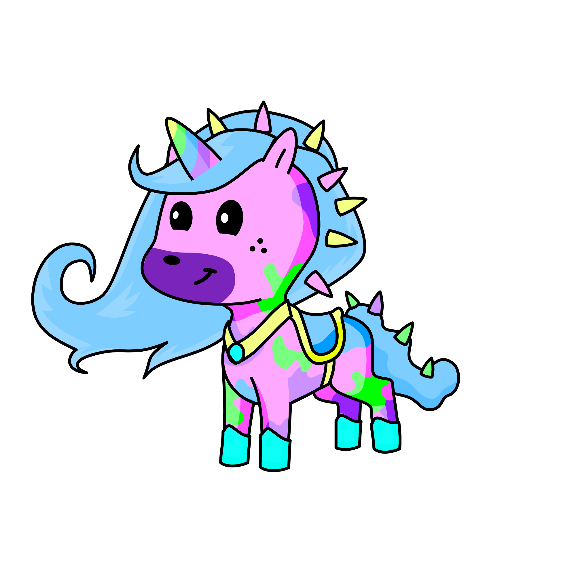 Sunny Woods, the unicorn