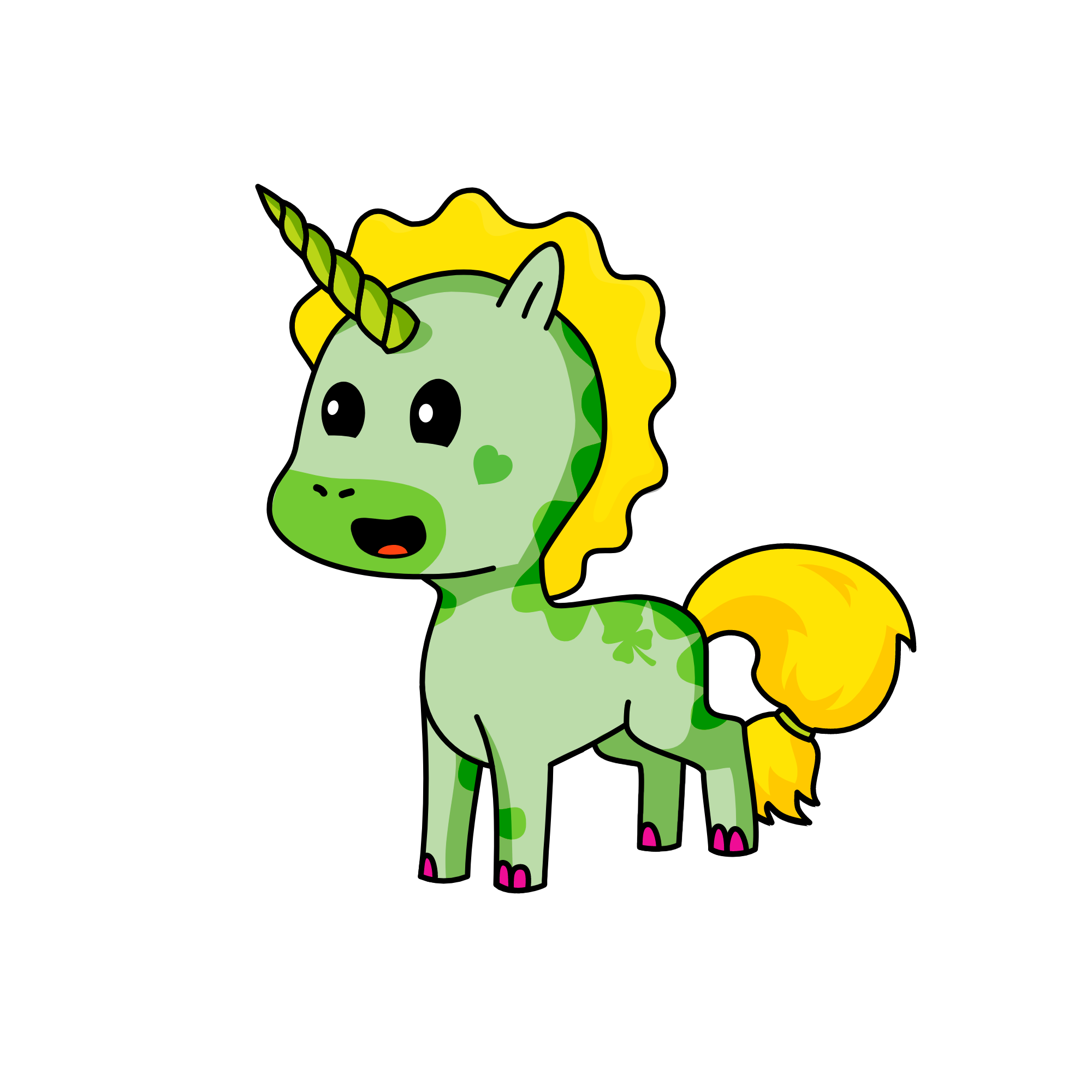 Happy Alex, the unicorn