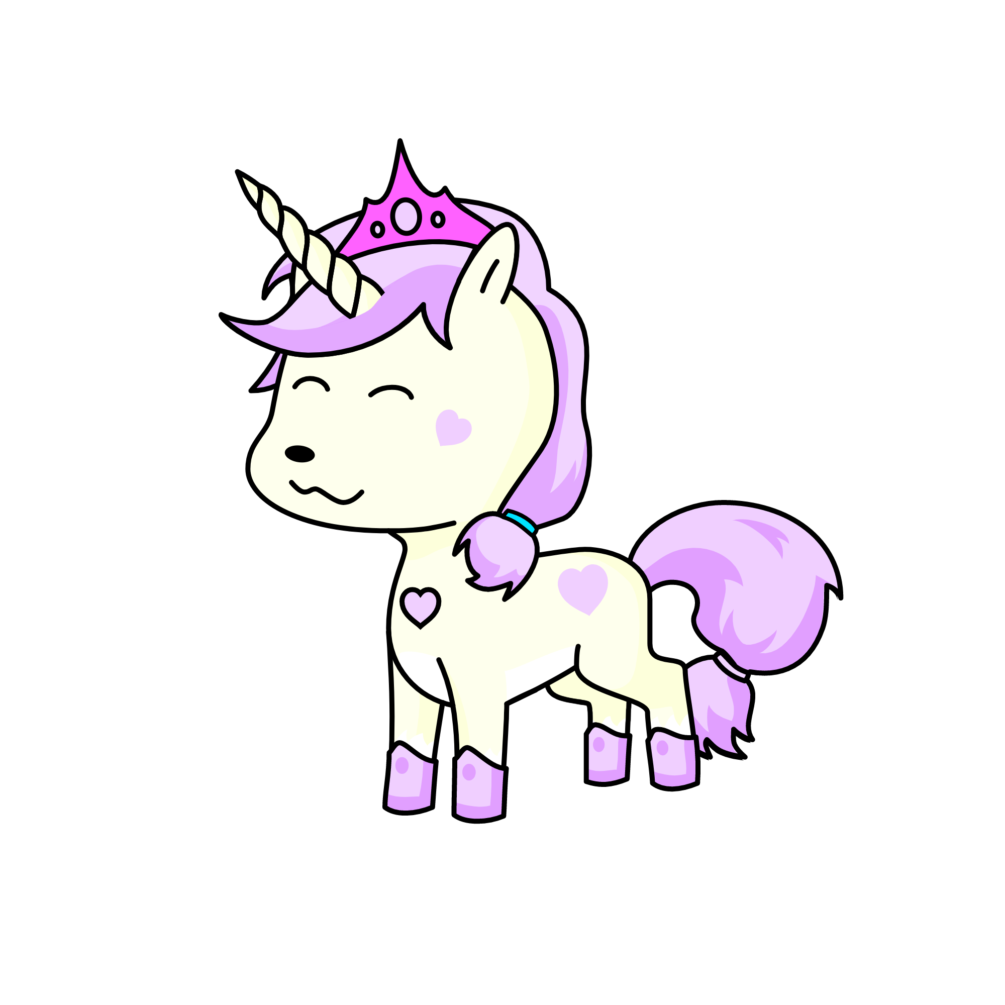 💗 Bubblegum Heart Princess 💗, the unicorn