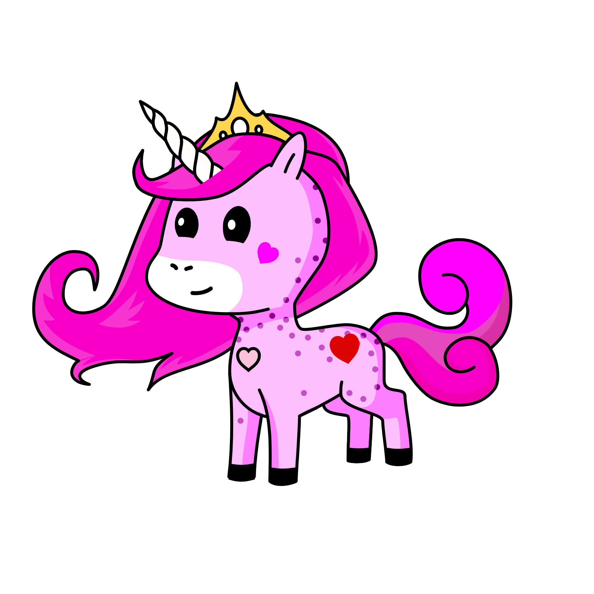 Queen Valentine, the unicorn