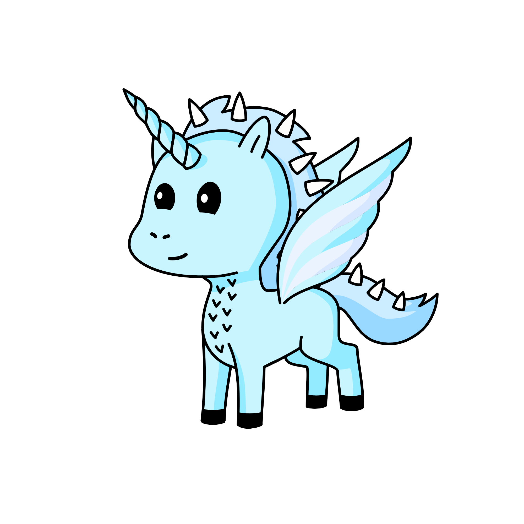 Blue moon, the unicorn