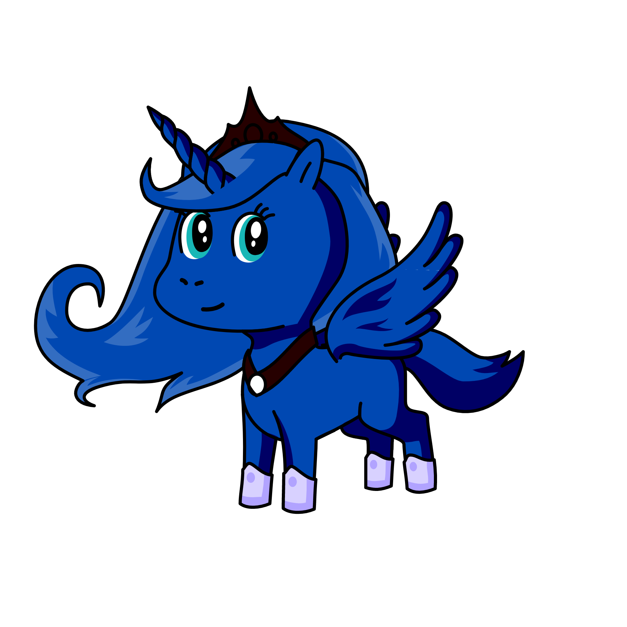Princess Luna, the unicorn