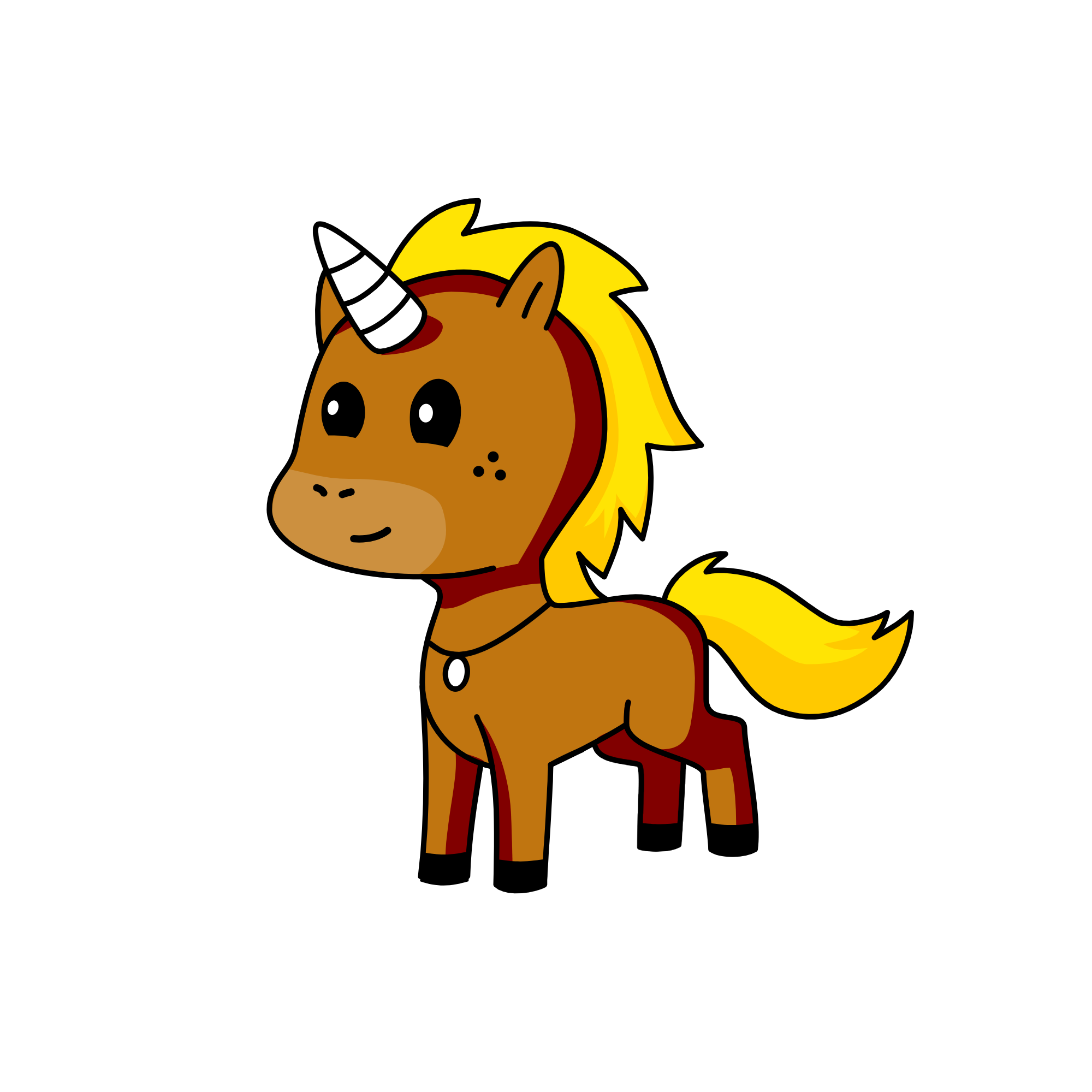 BROWNIE CHEESE, the unicorn