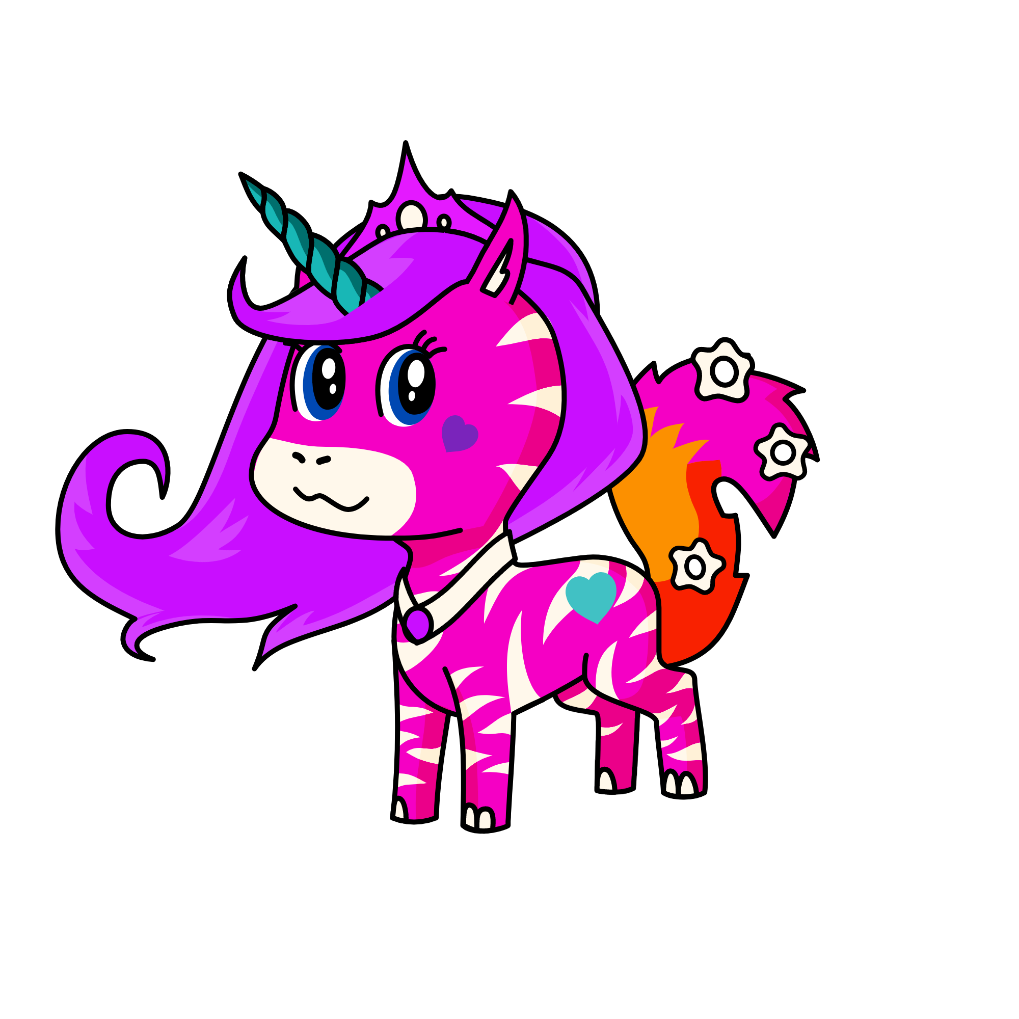 Galaxy Princess, the unicorn