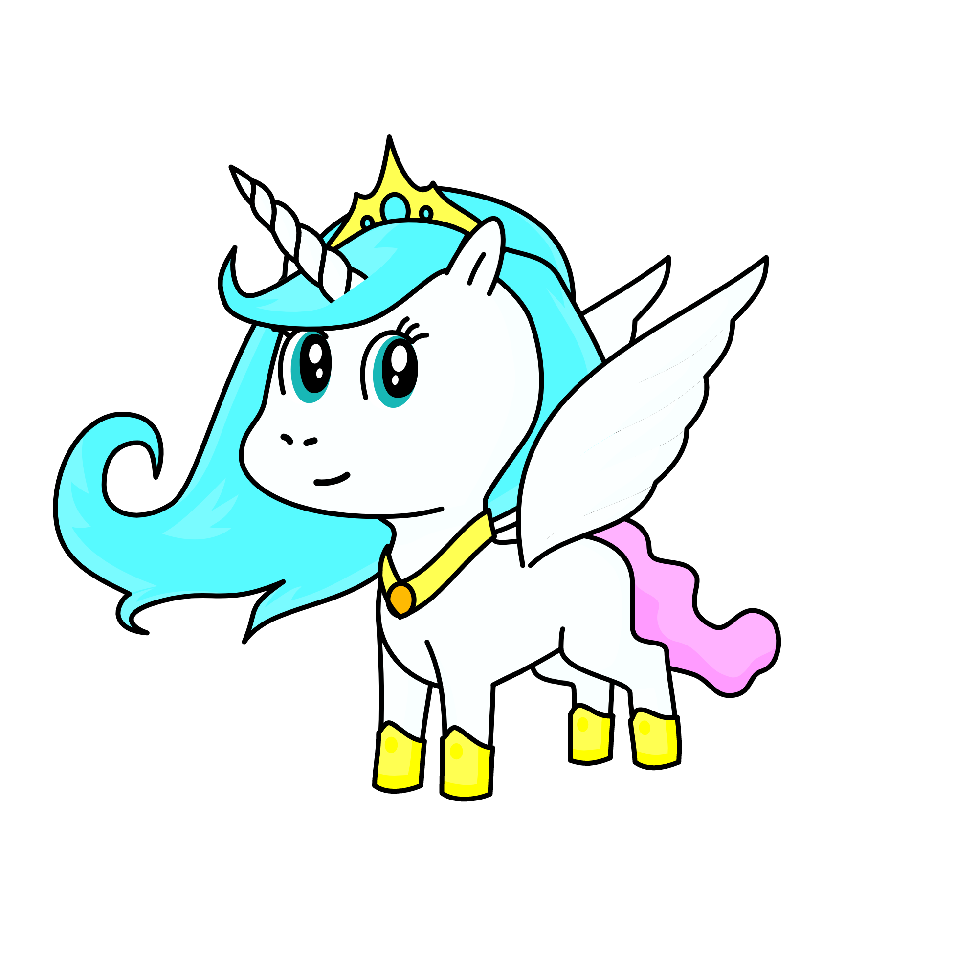 Princess Celestia, the unicorn