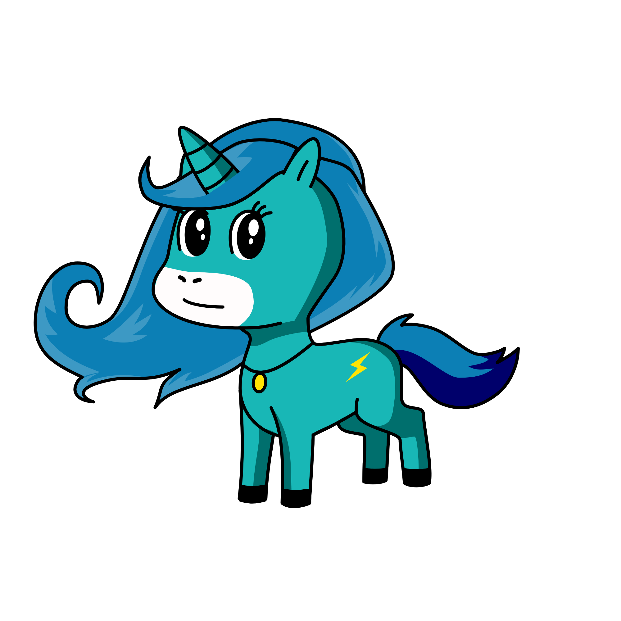 Lunar, the unicorn