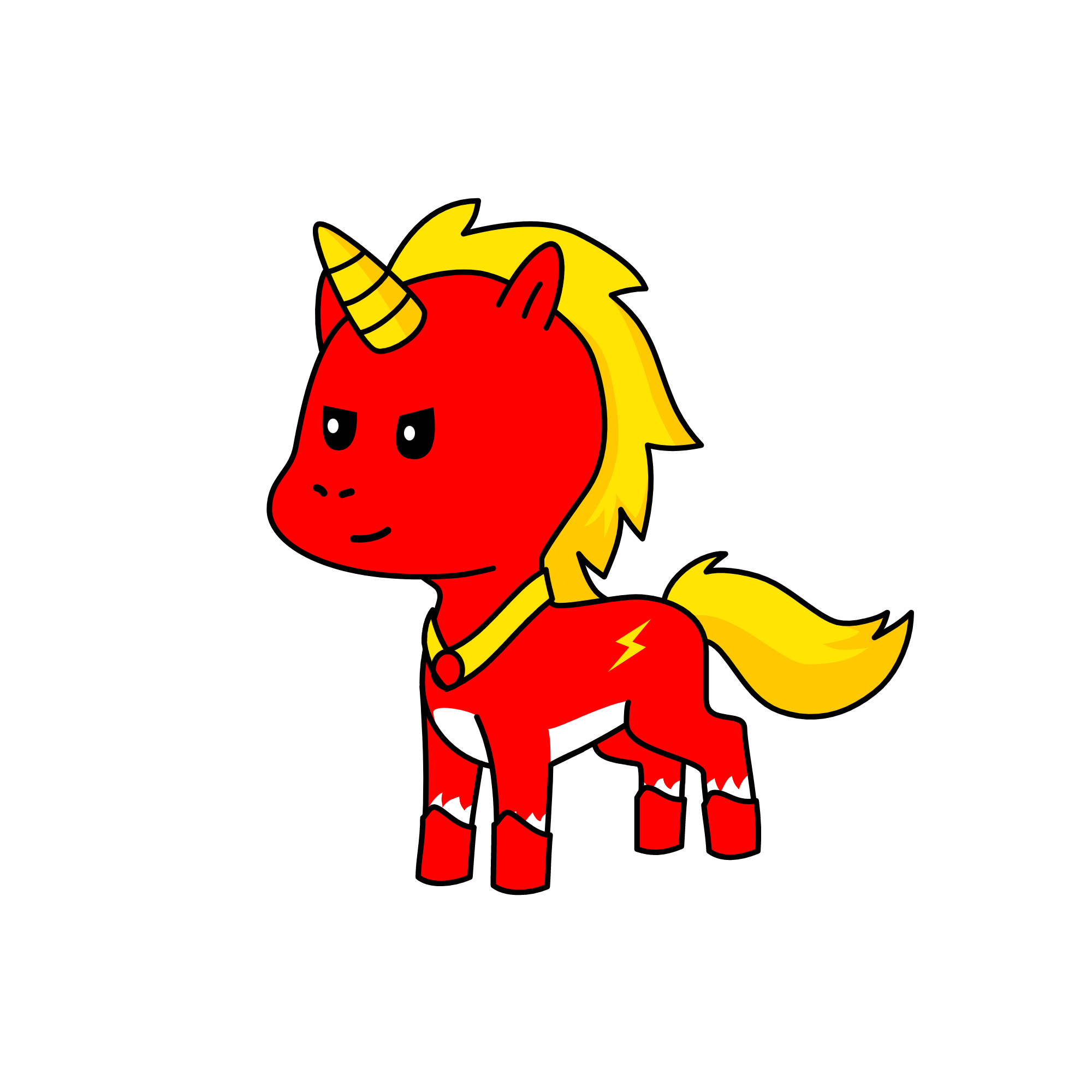 Amarillo, the unicorn