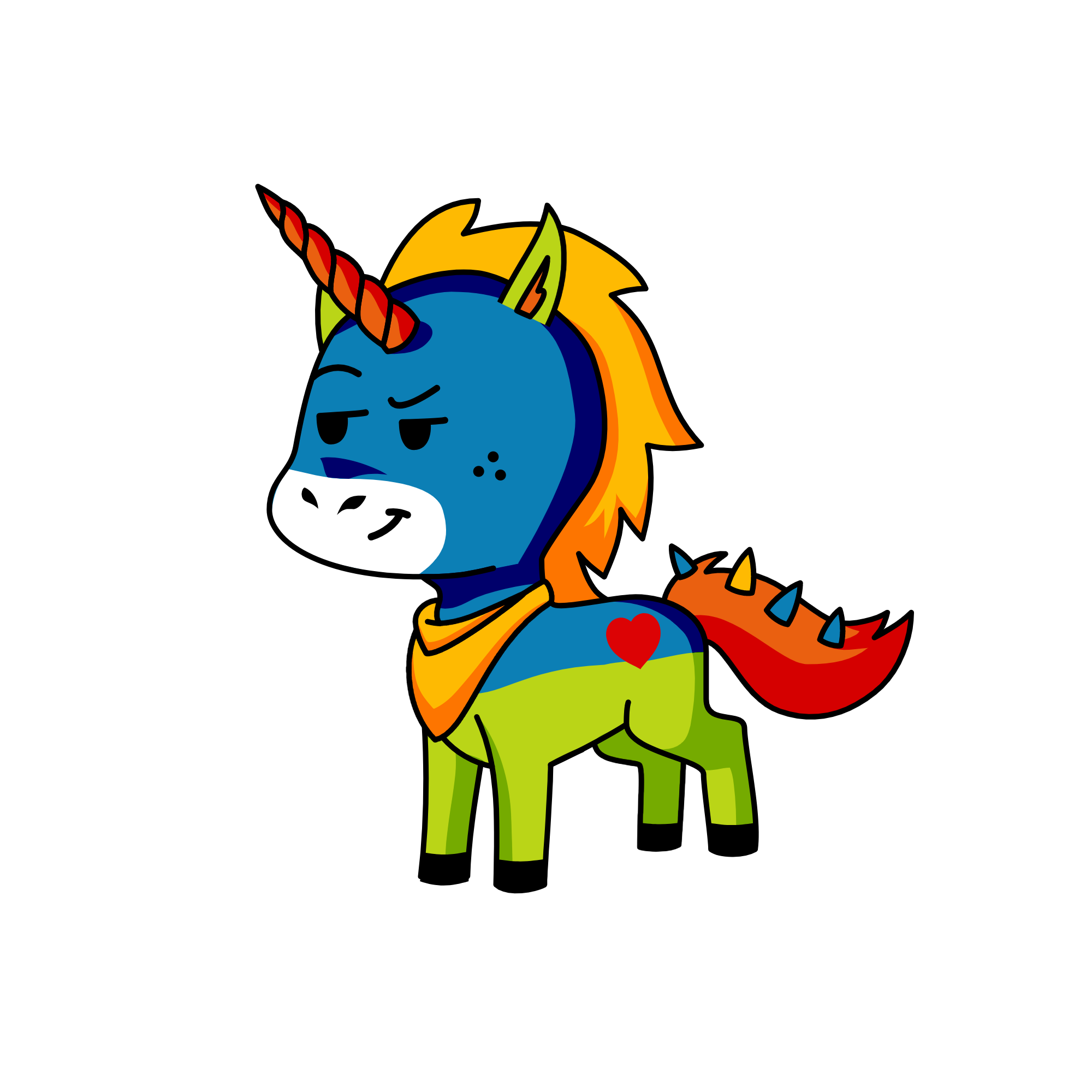 Color, the unicorn