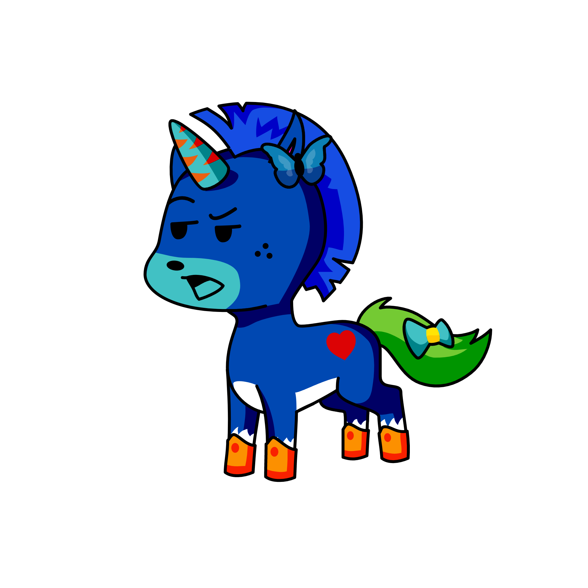 Cora, the unicorn