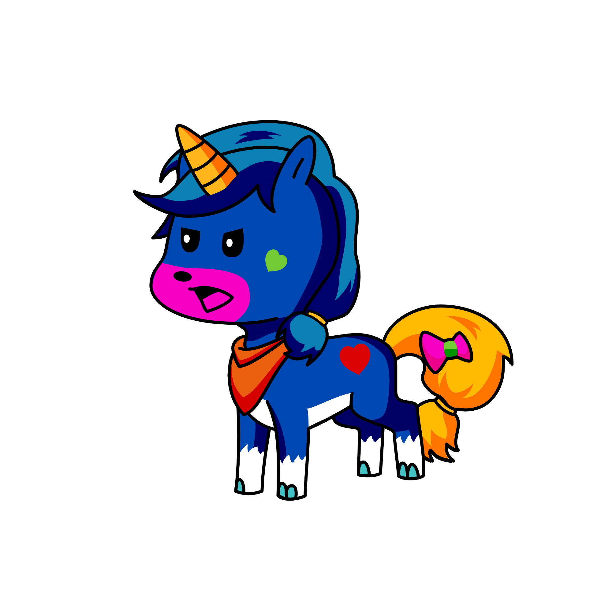 e u, the unicorn