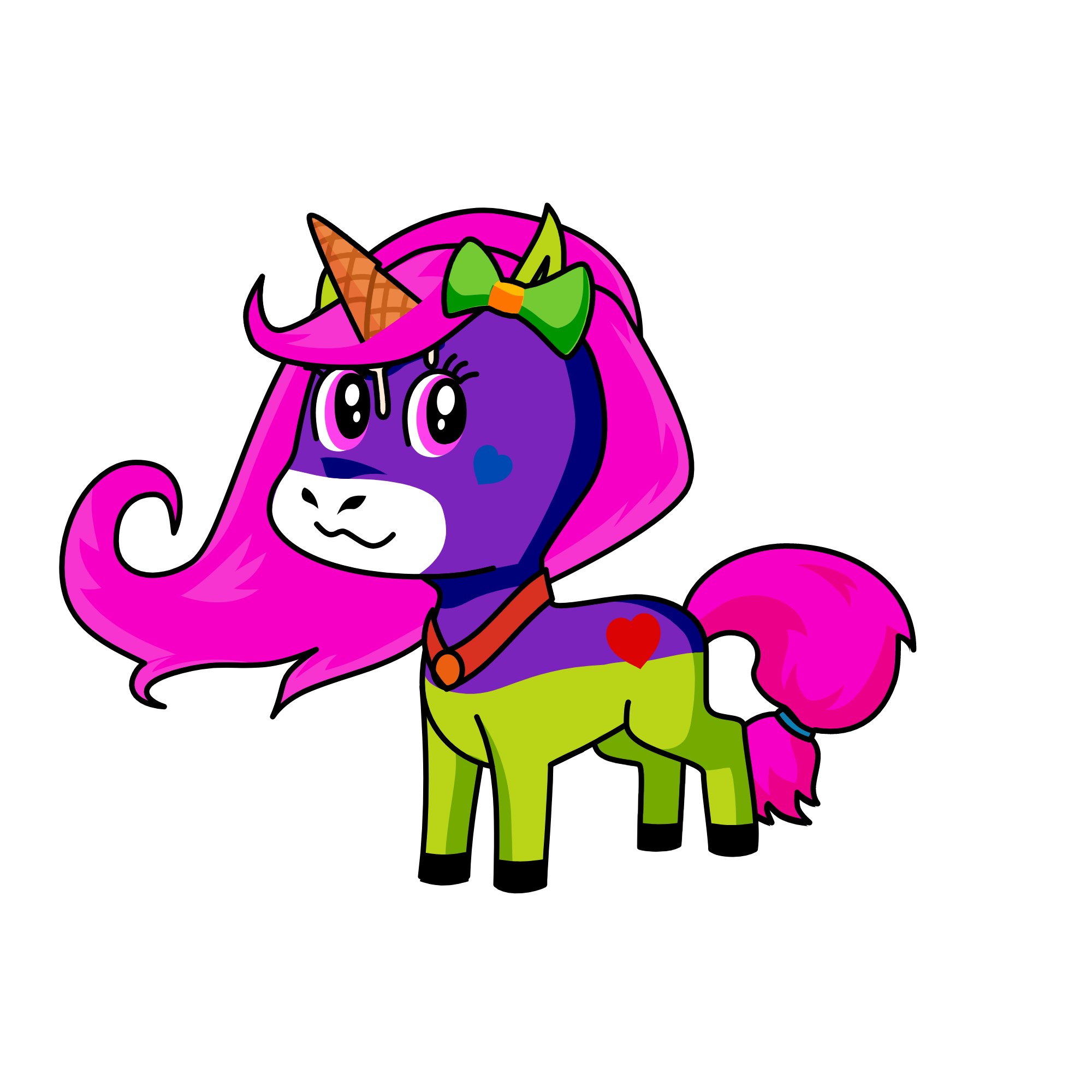 mi mi pat, the unicorn