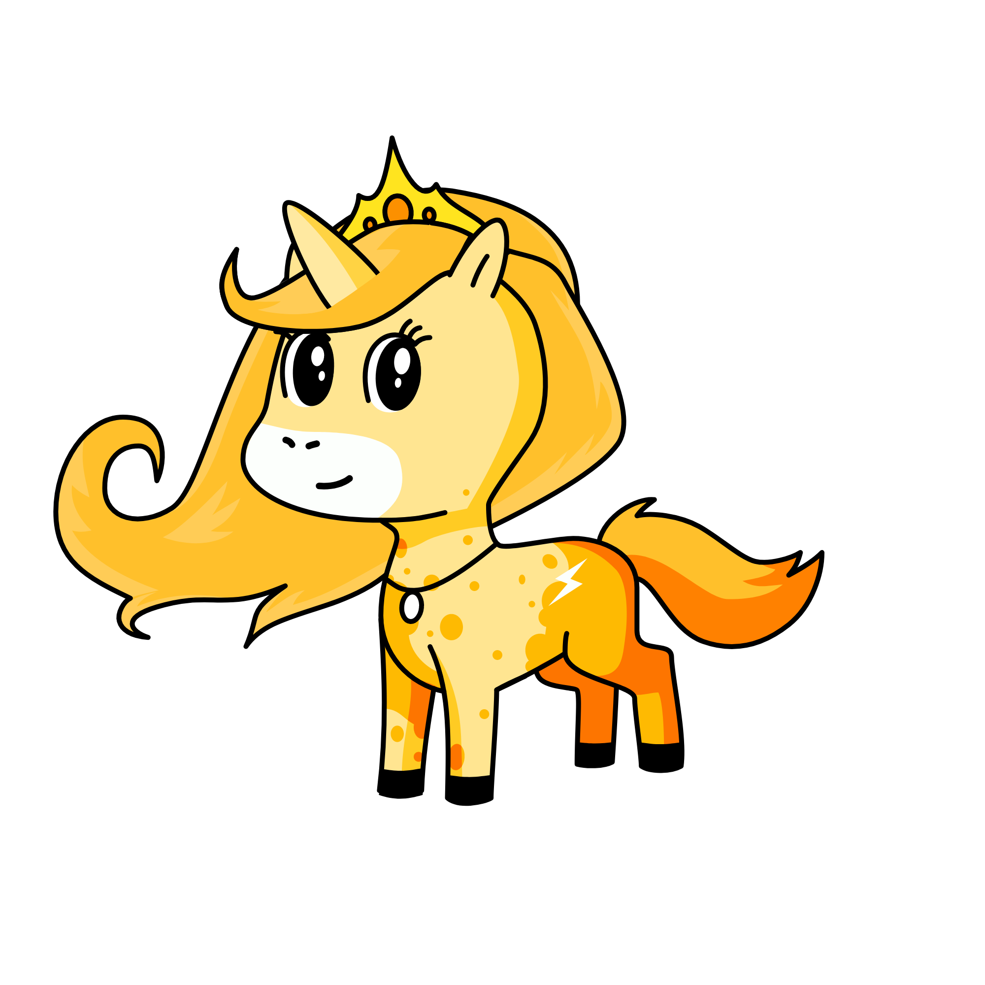 SUNSET, the unicorn