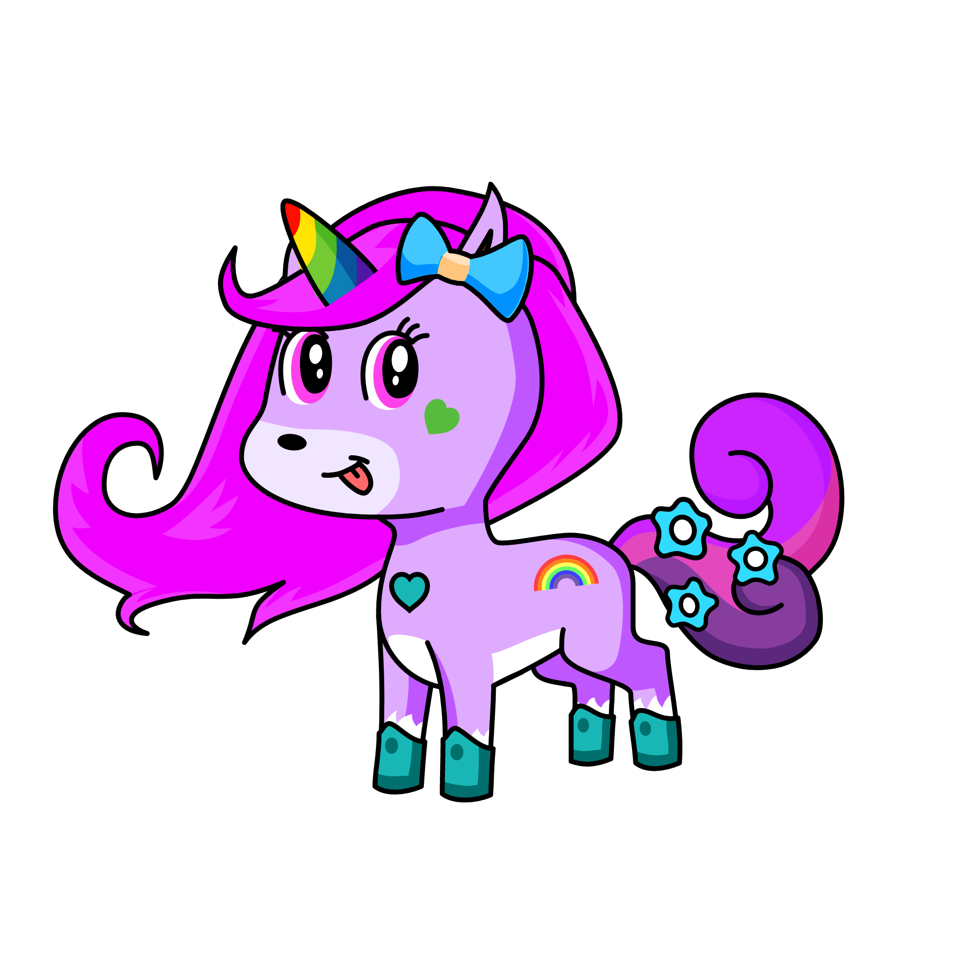Bubble gum, the unicorn