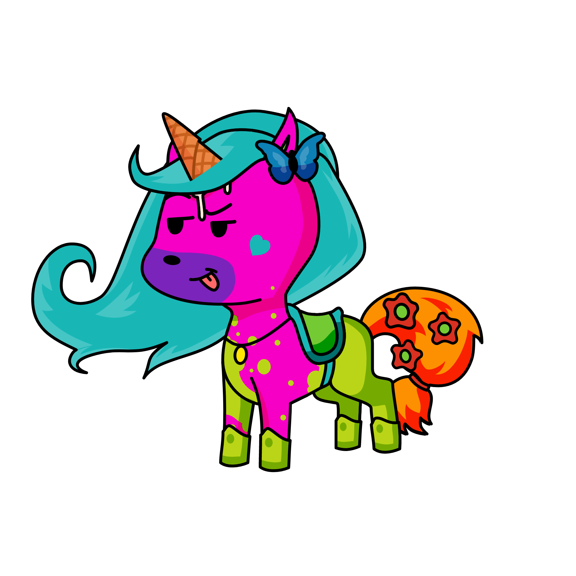 butt-er, the unicorn