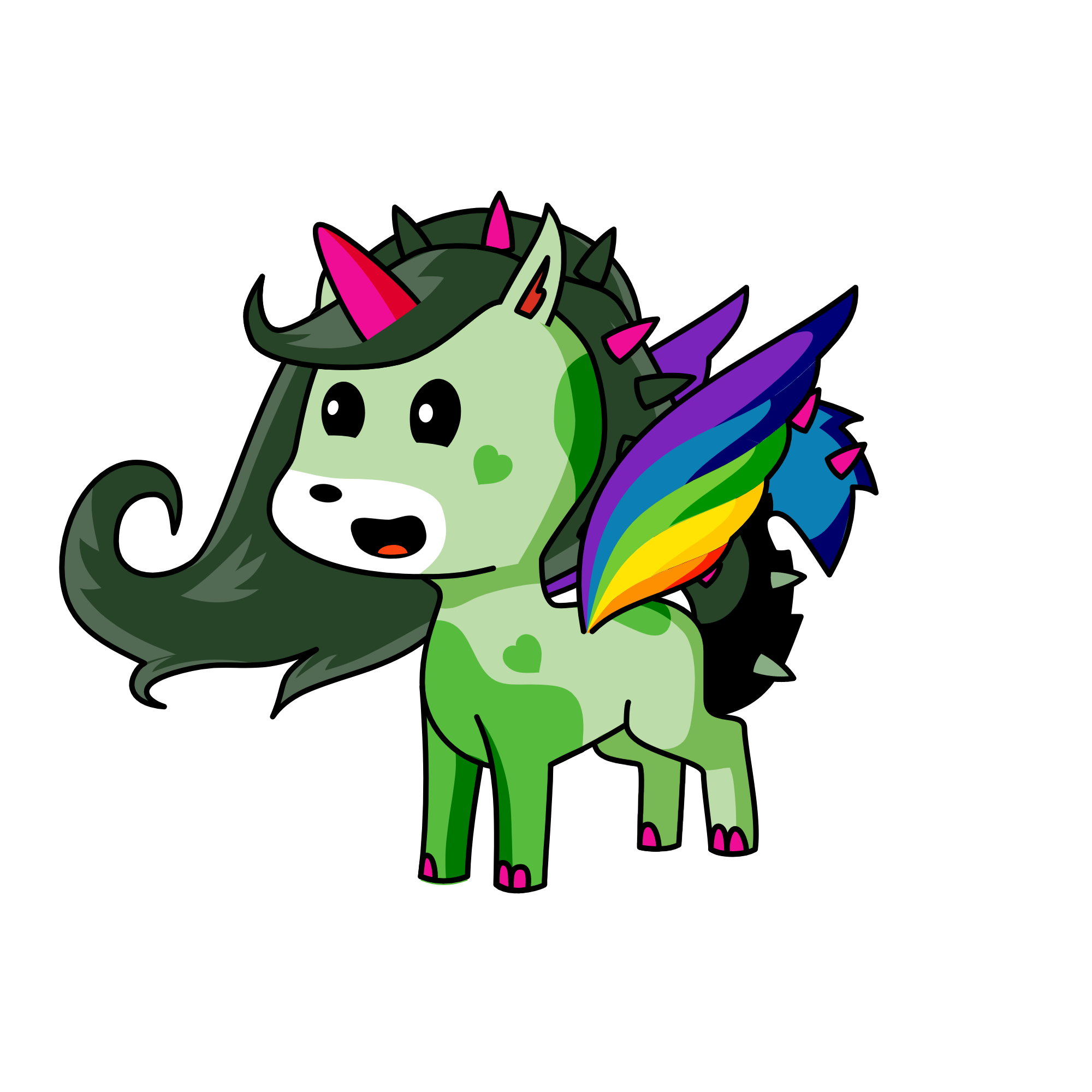 hi, the unicorn
