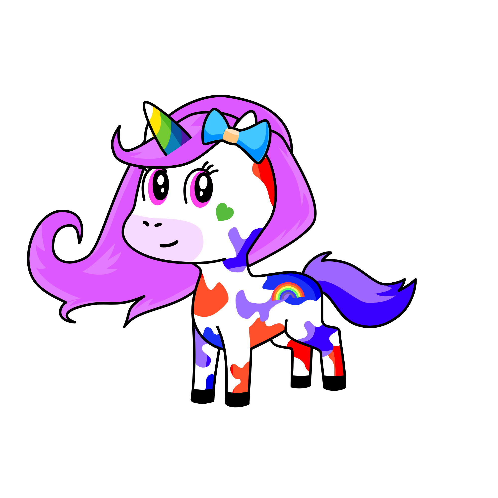 rainbow, the unicorn