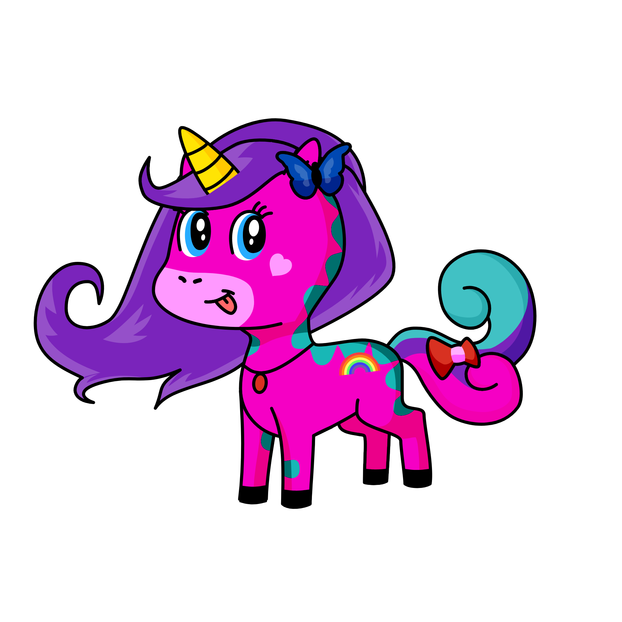 Midnight, the unicorn