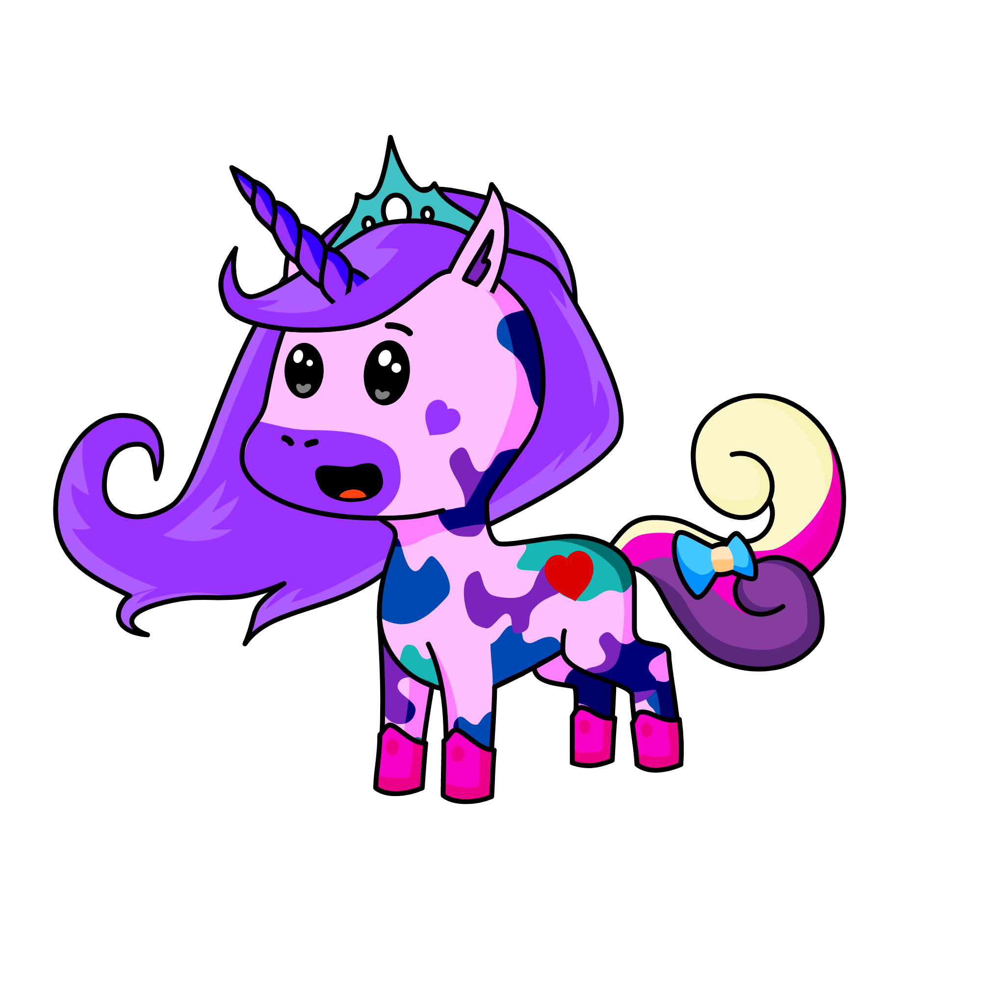 Princess Rainbow, the unicorn