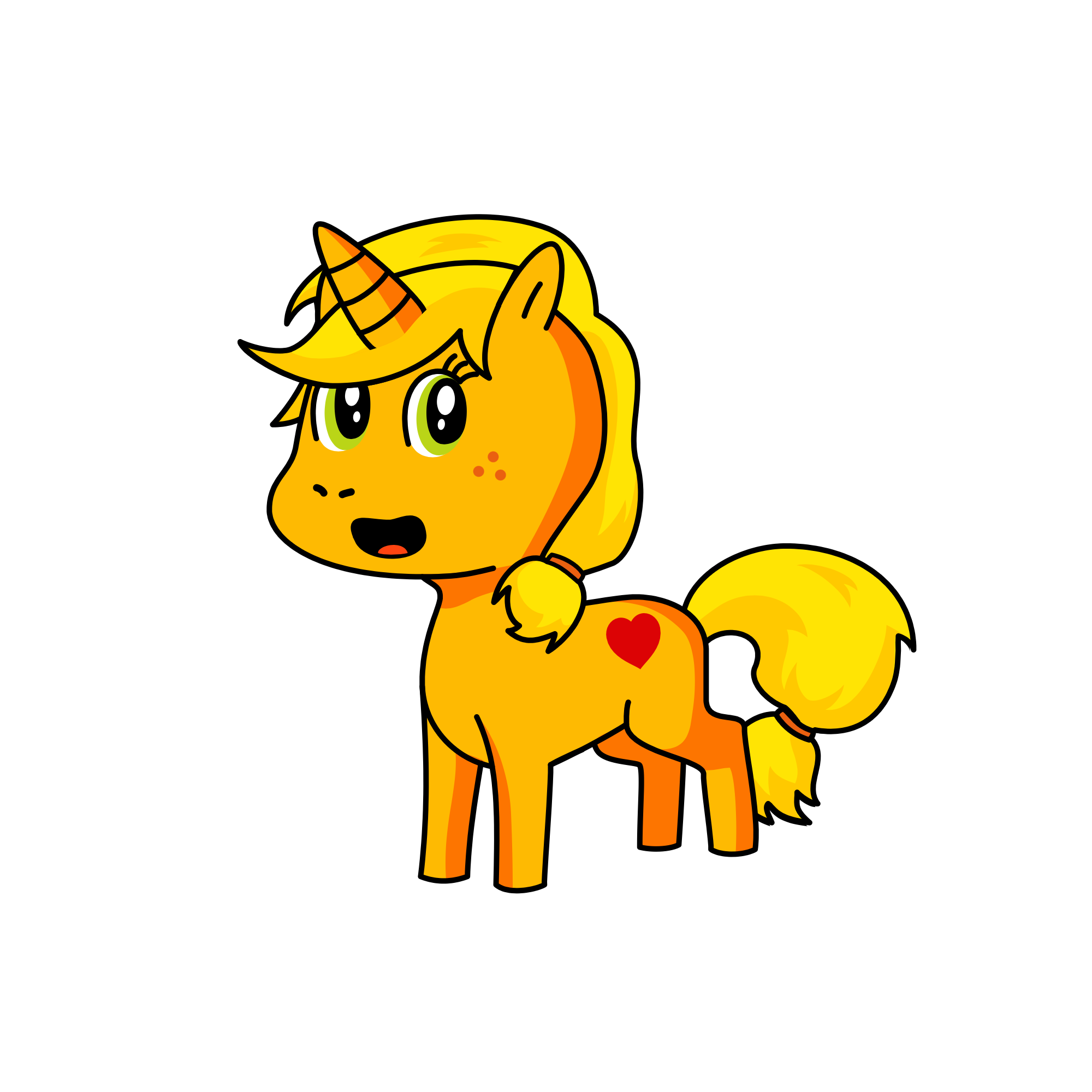 Applejack , the unicorn