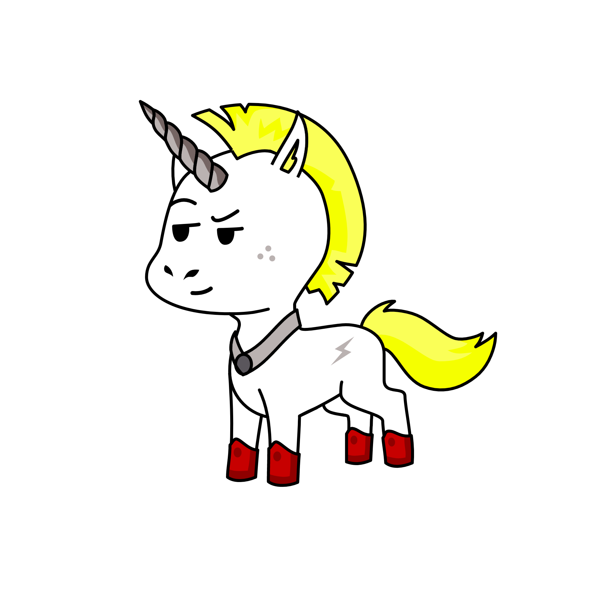 L, the unicorn