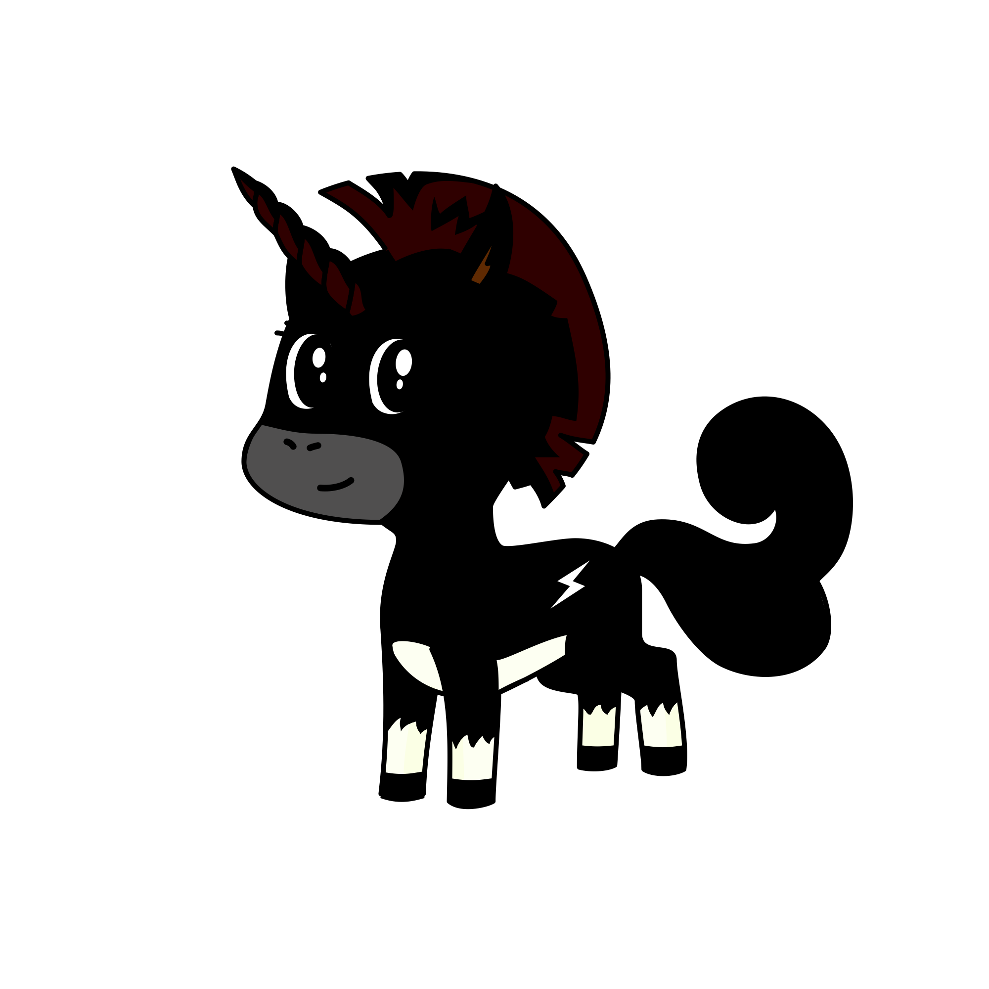 The Dark Lord, the unicorn