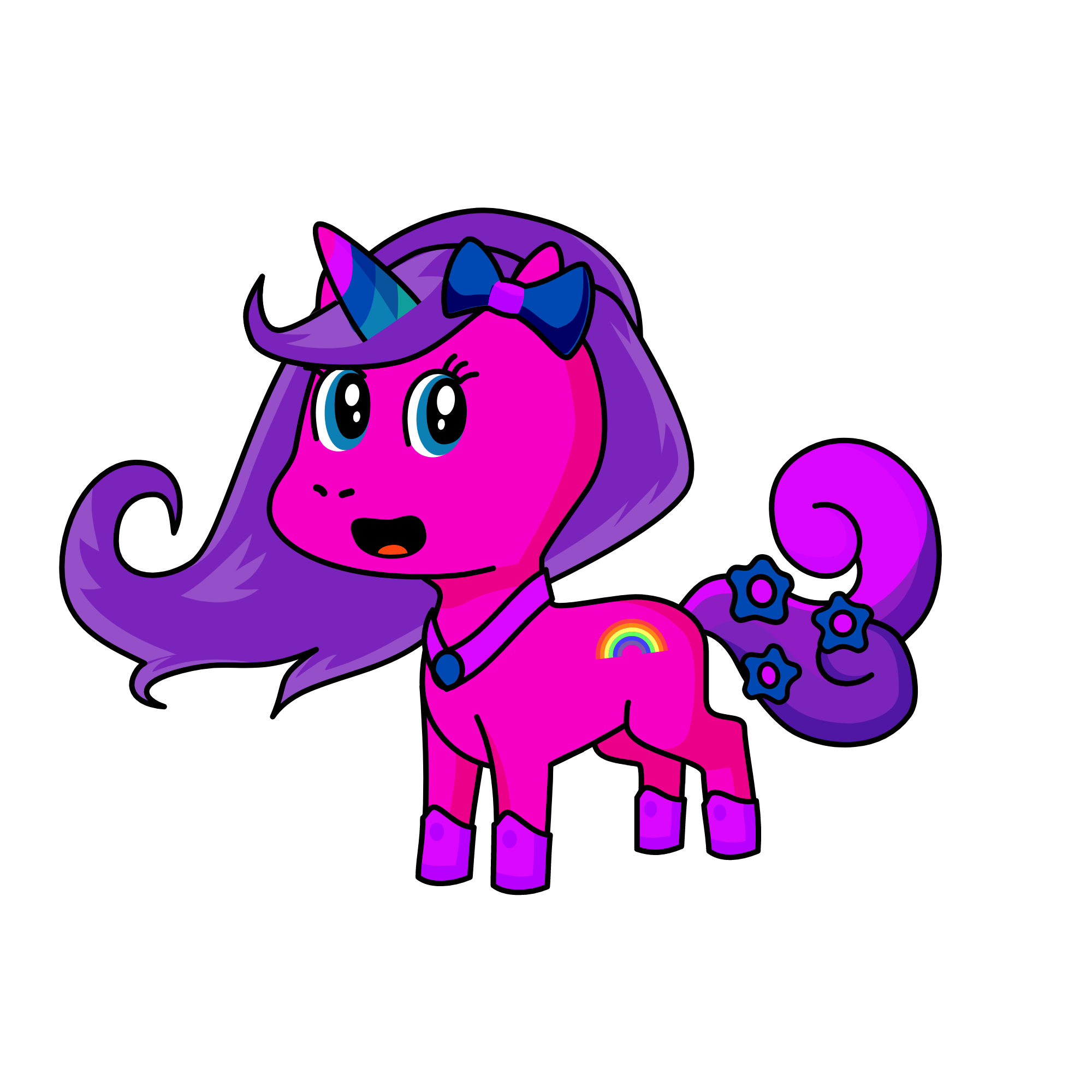 rainbow, the unicorn