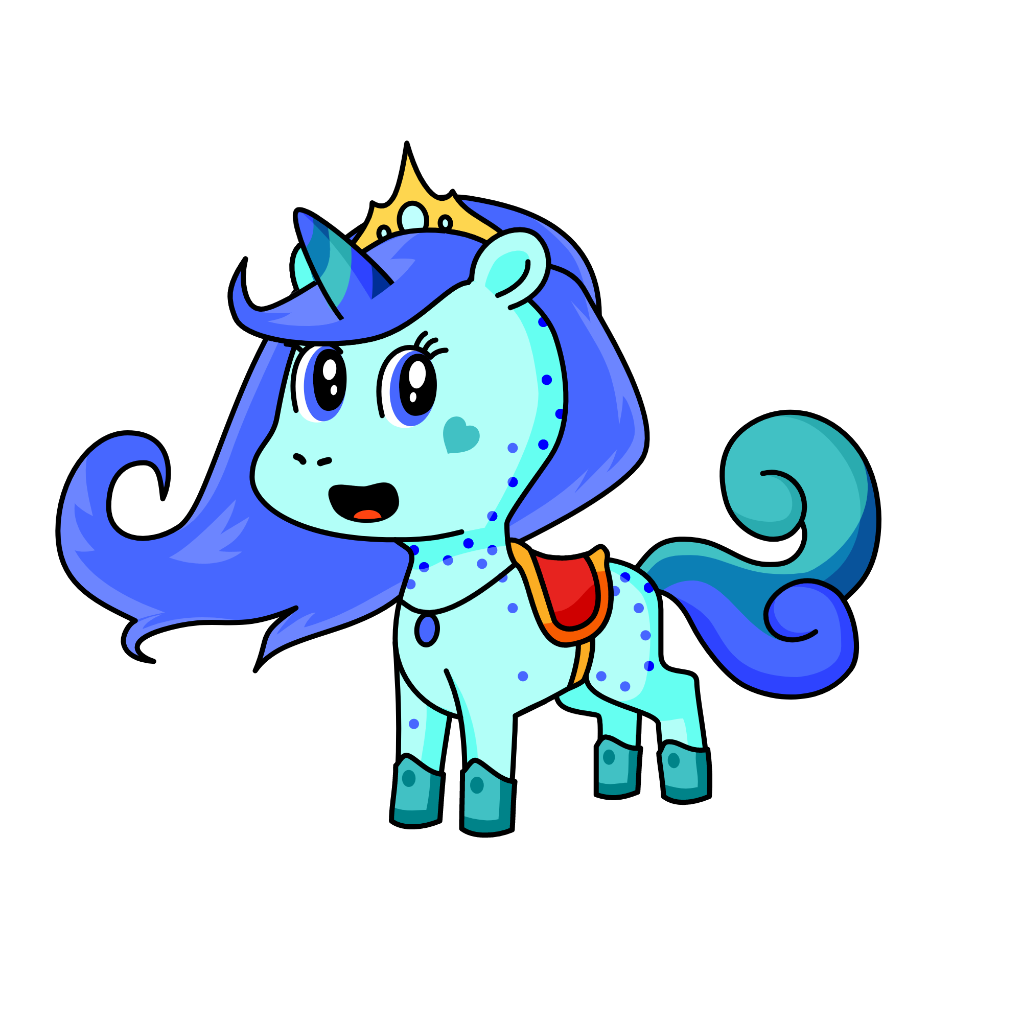 Water Blast, the unicorn