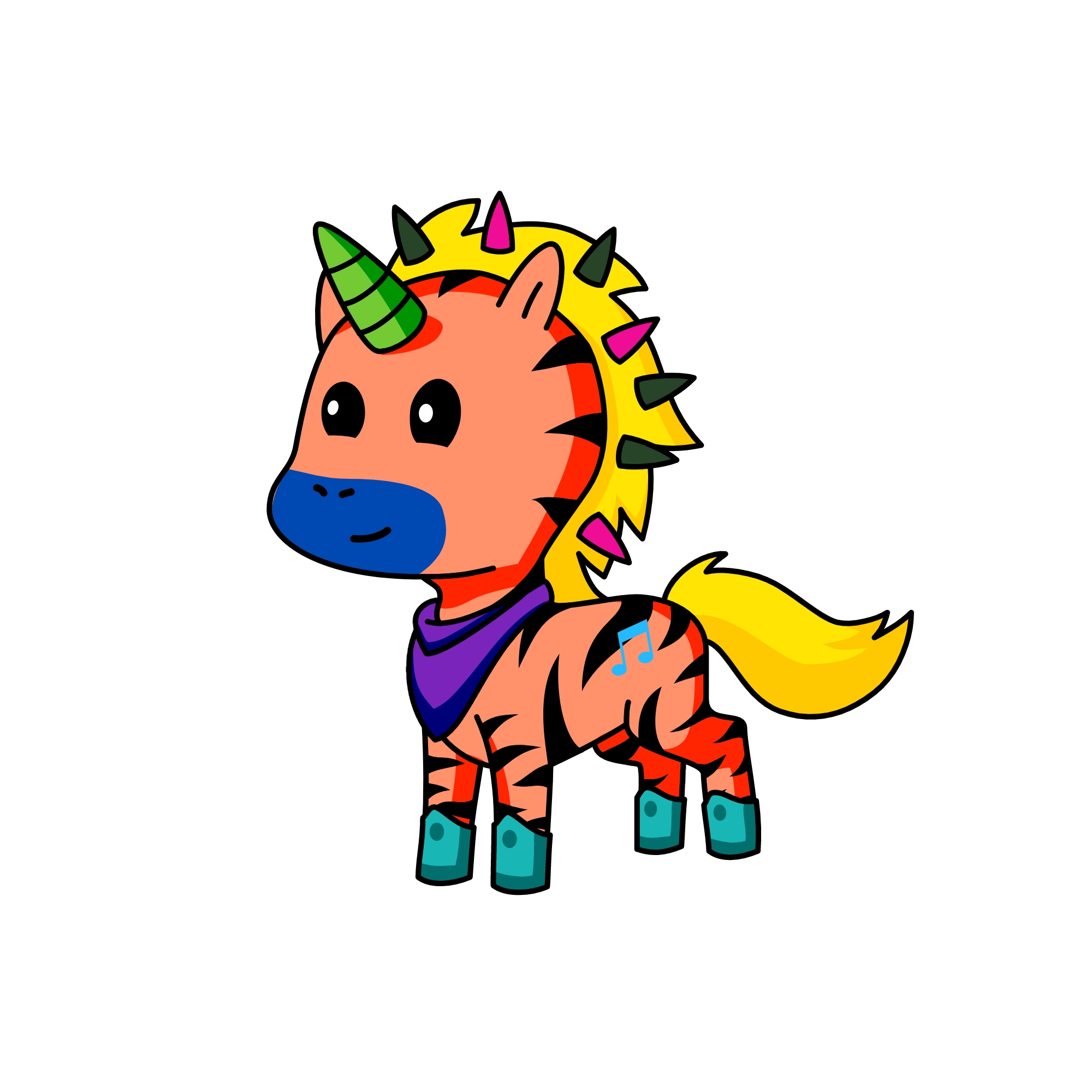 Man, the unicorn