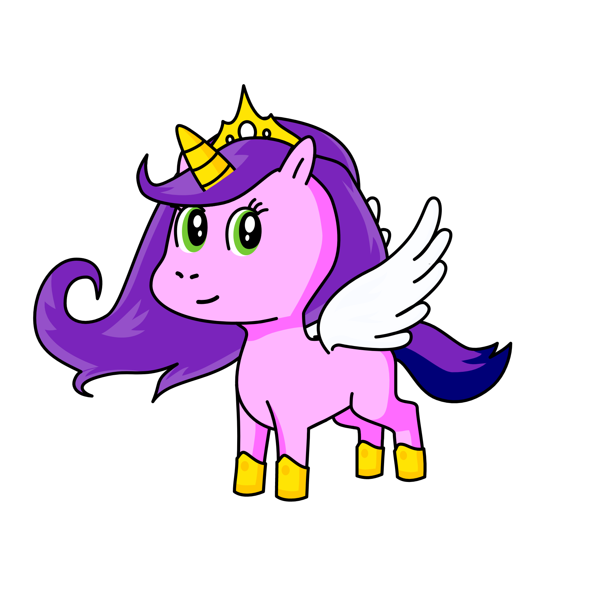 pipp petals, the unicorn