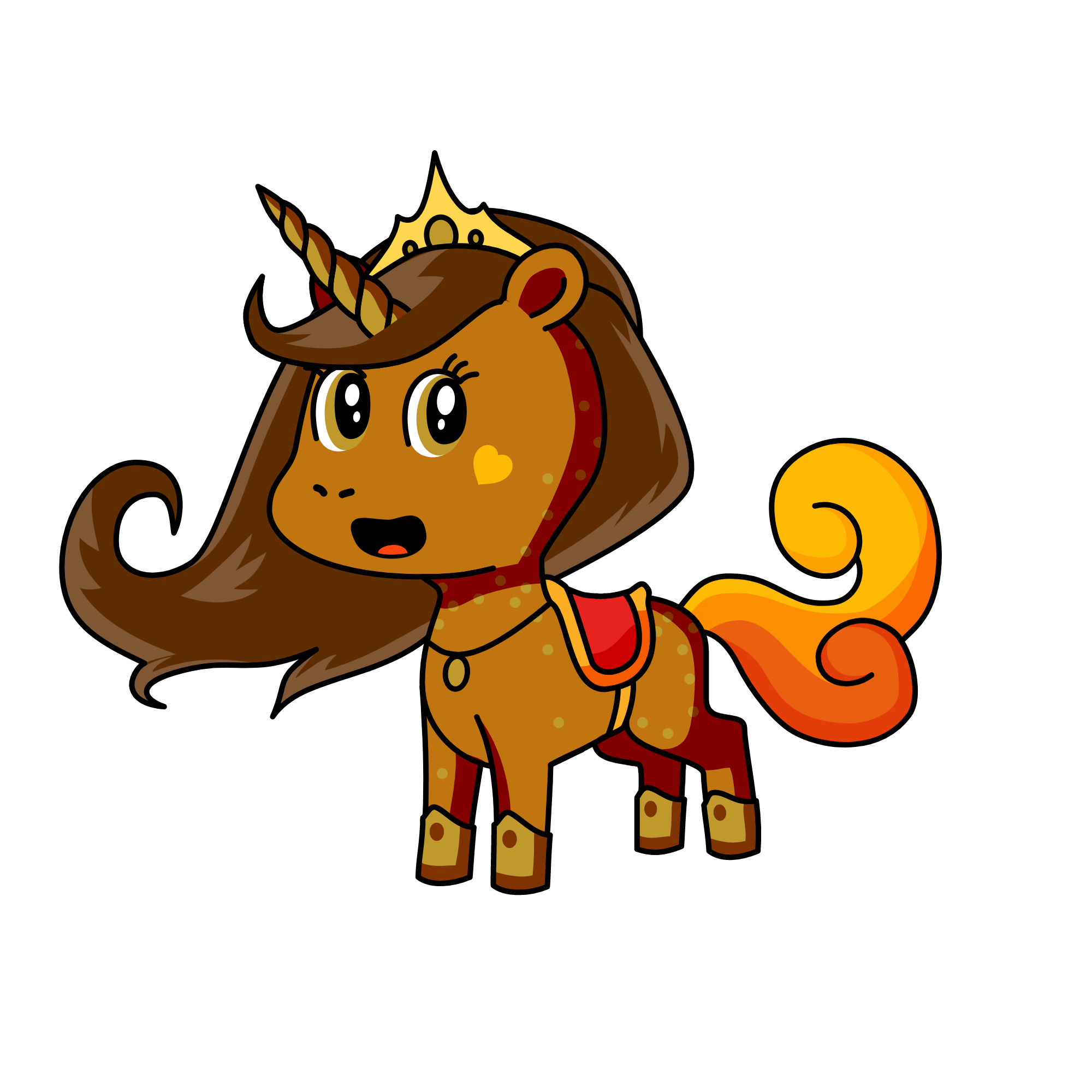 Earth stone, the unicorn