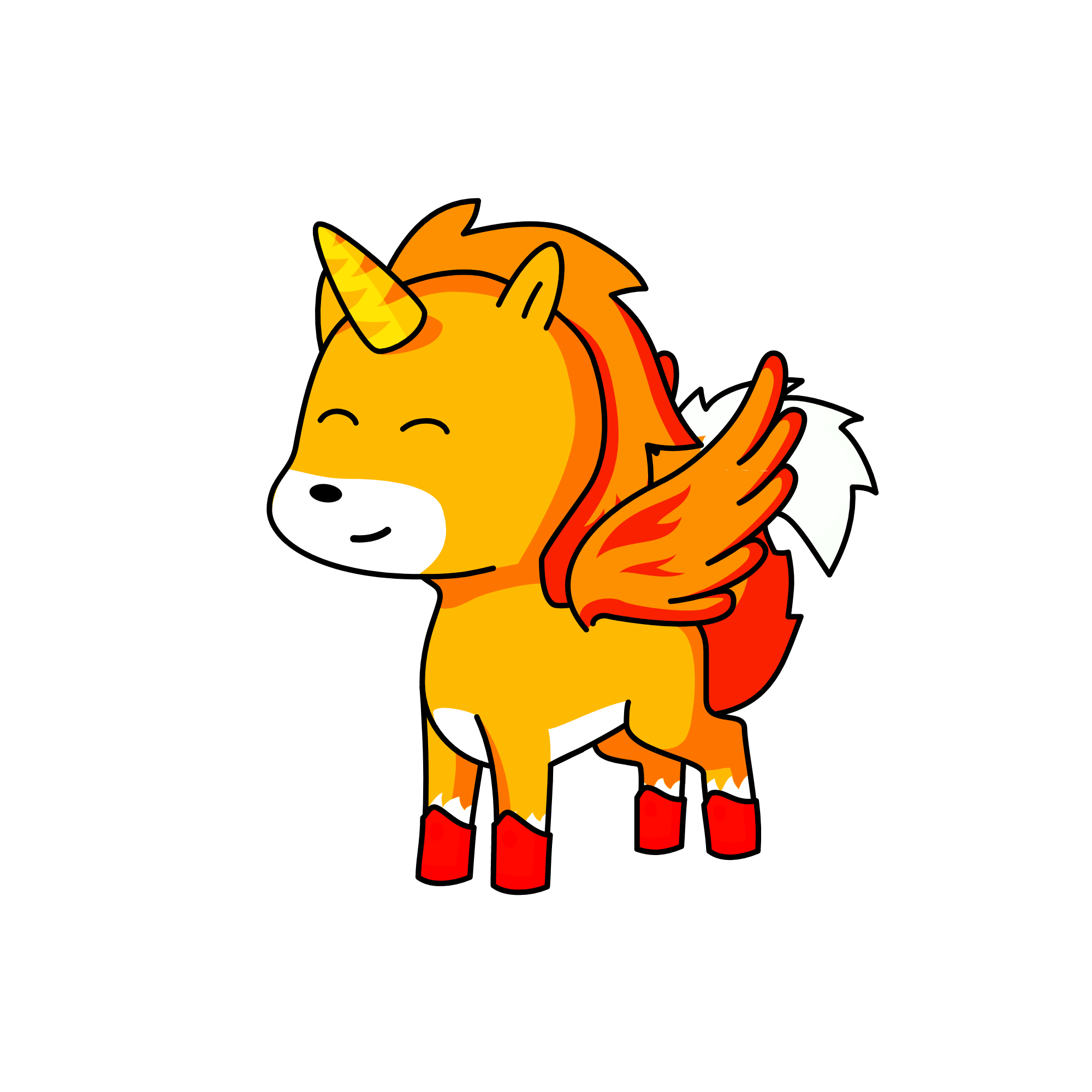 tails, the unicorn