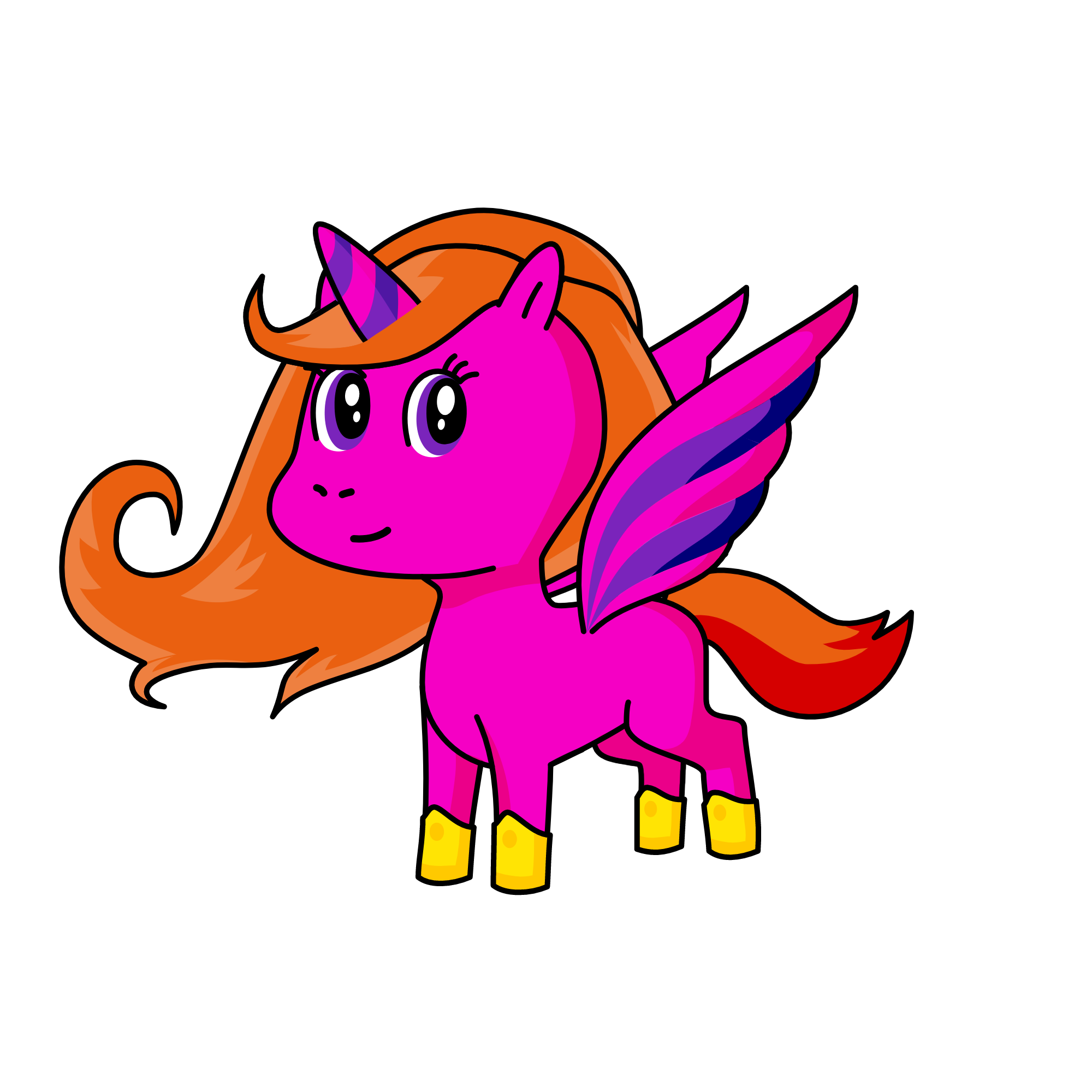 pretty, the unicorn