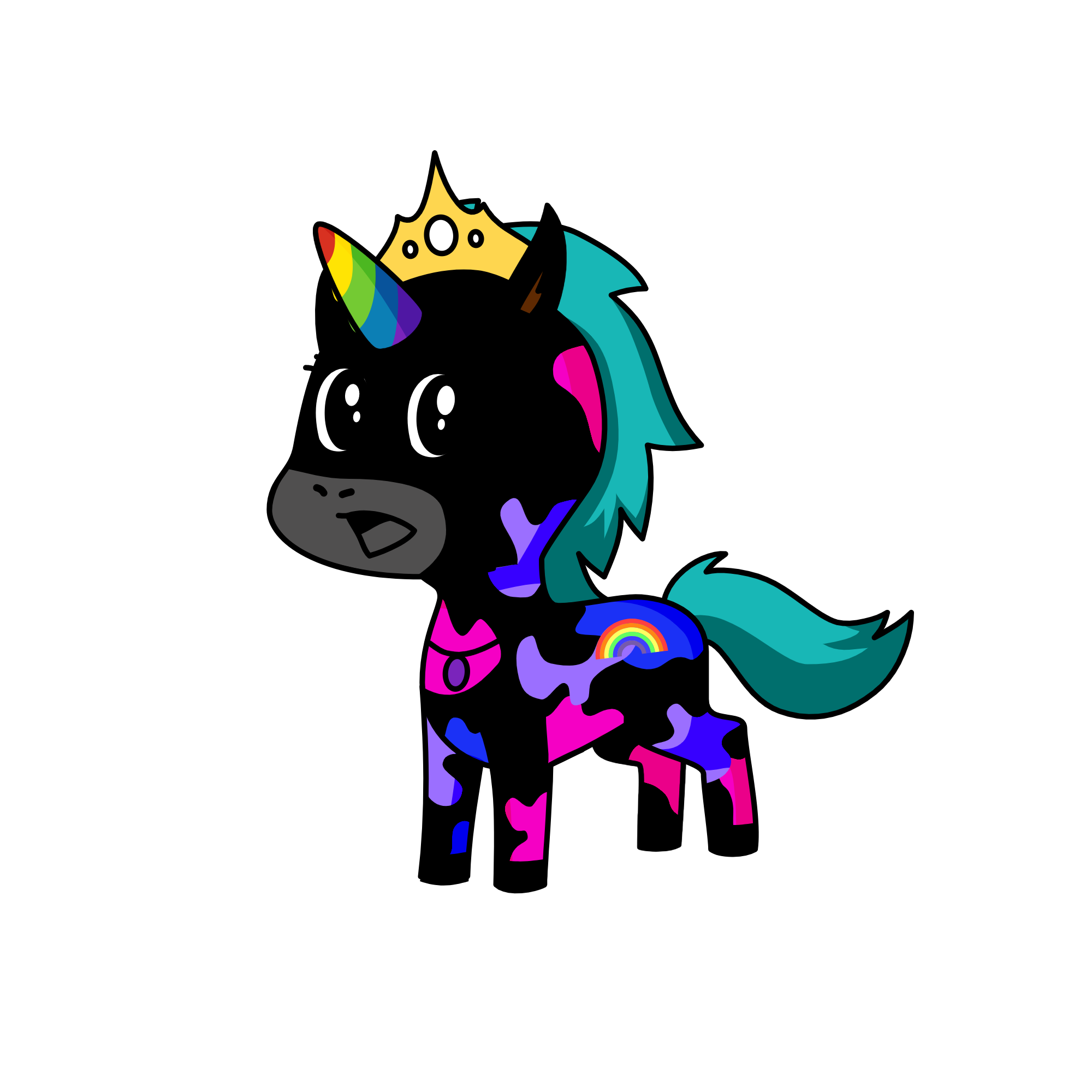 A EMO THATS GAY, the unicorn