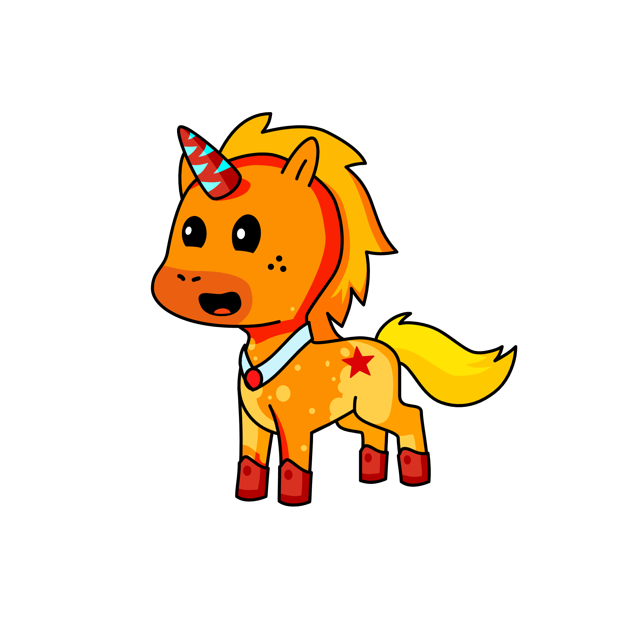 Ember, the unicorn