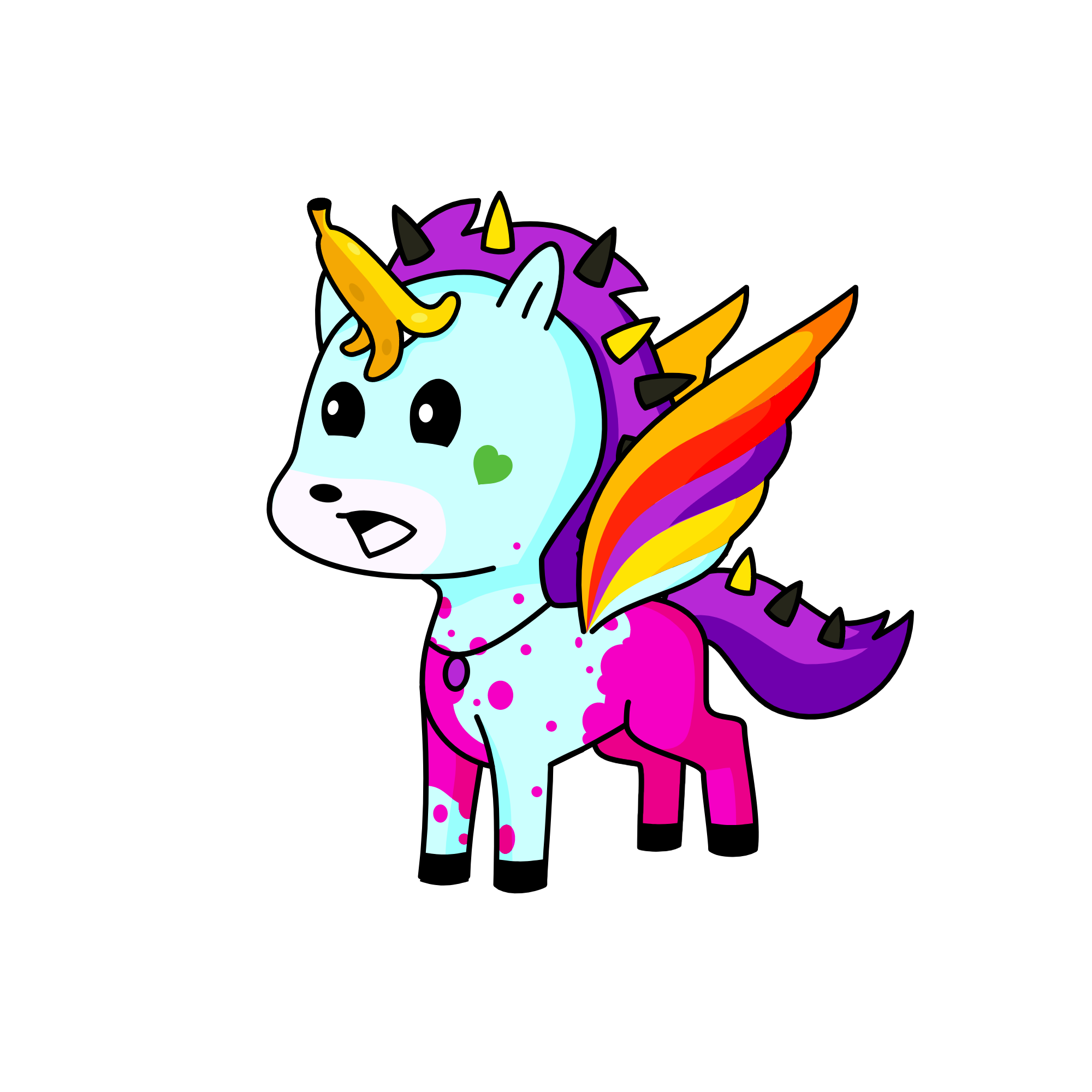 Fruity, the unicorn