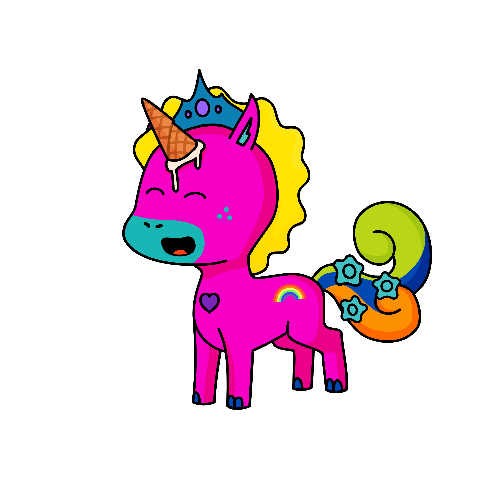 Cornify.com/tips, the unicorn