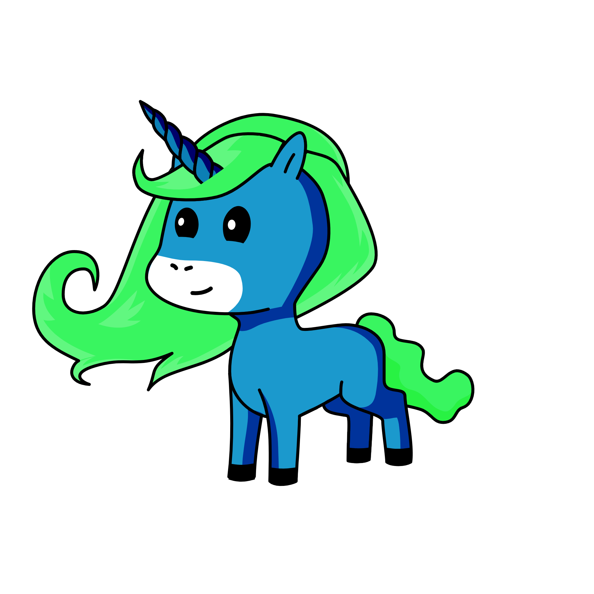 Aqua , the unicorn
