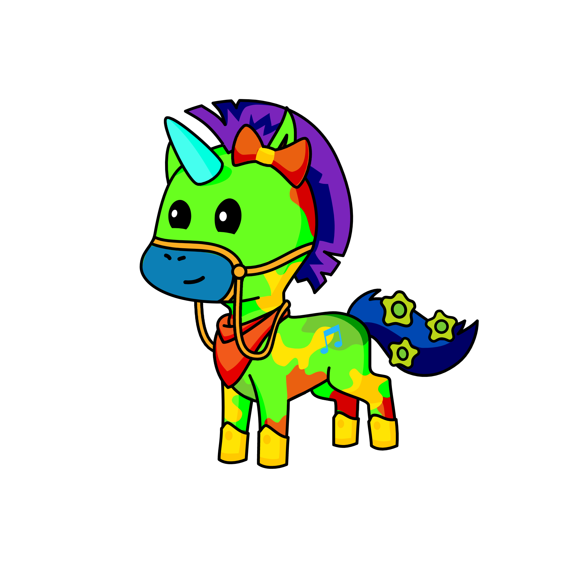 Pini, the unicorn