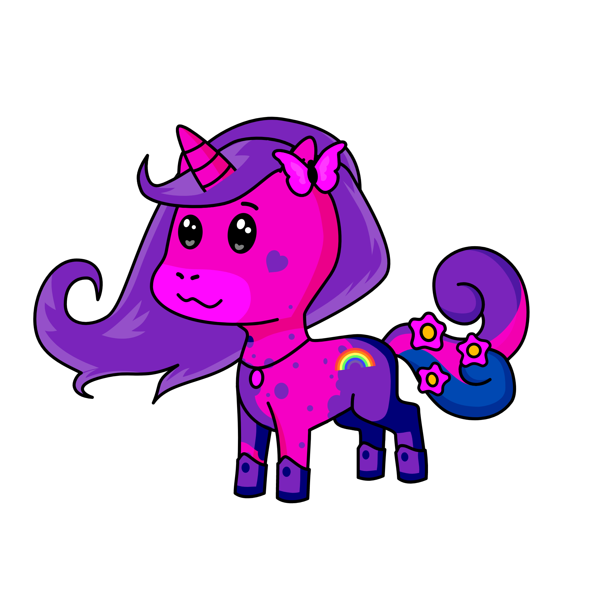 Darkyly, the unicorn