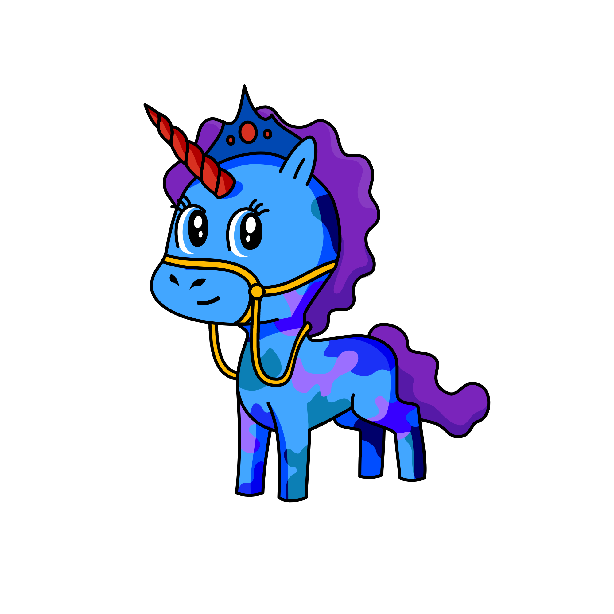 snowy, the unicorn