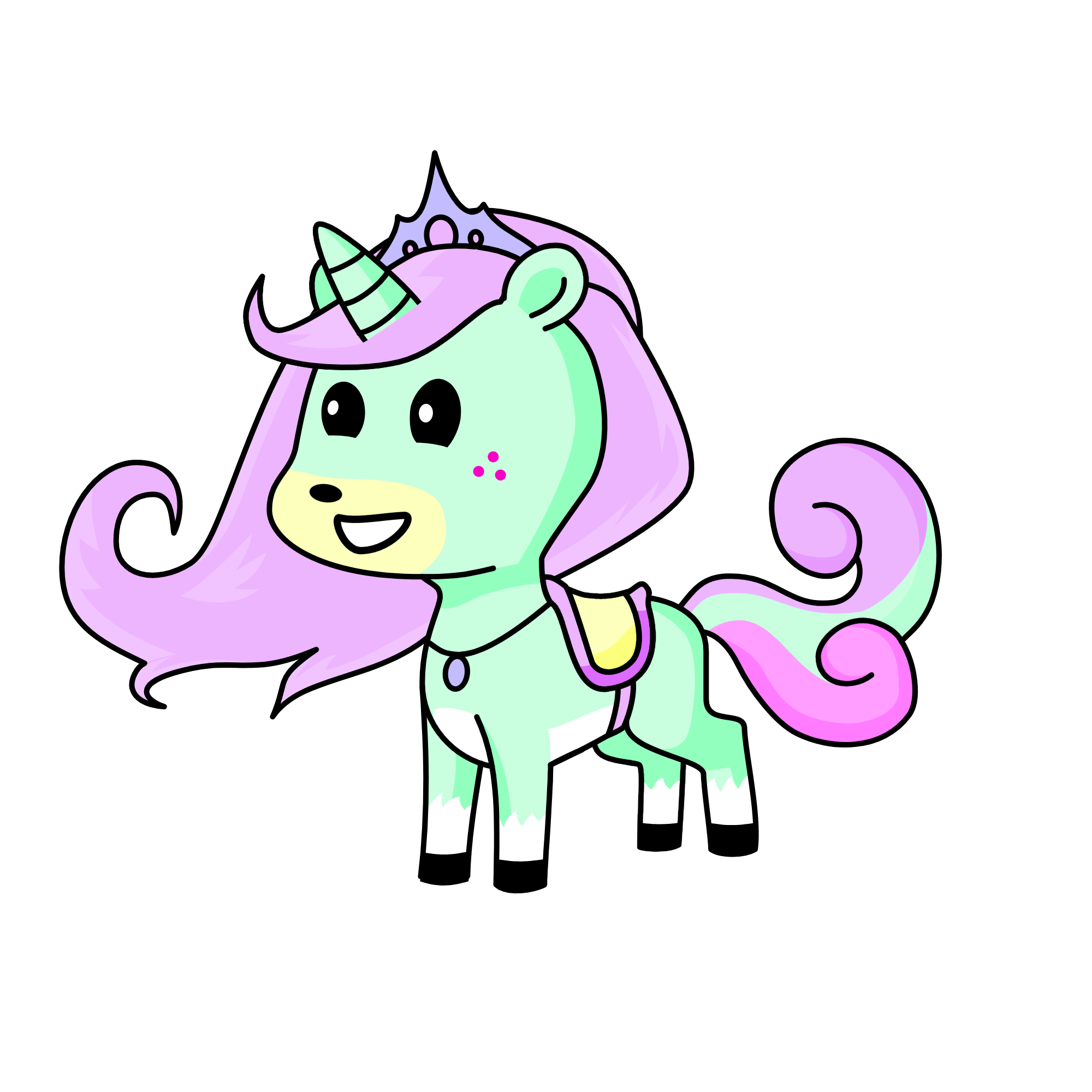 Pastel Princess, the unicorn