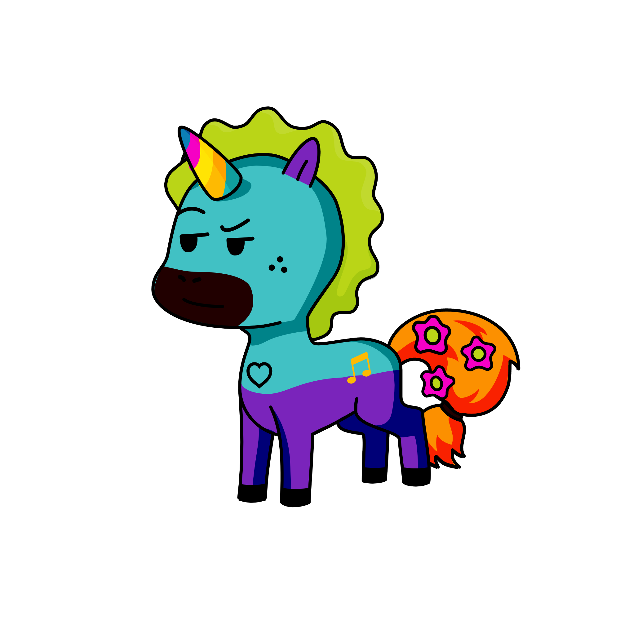 Fene, the unicorn