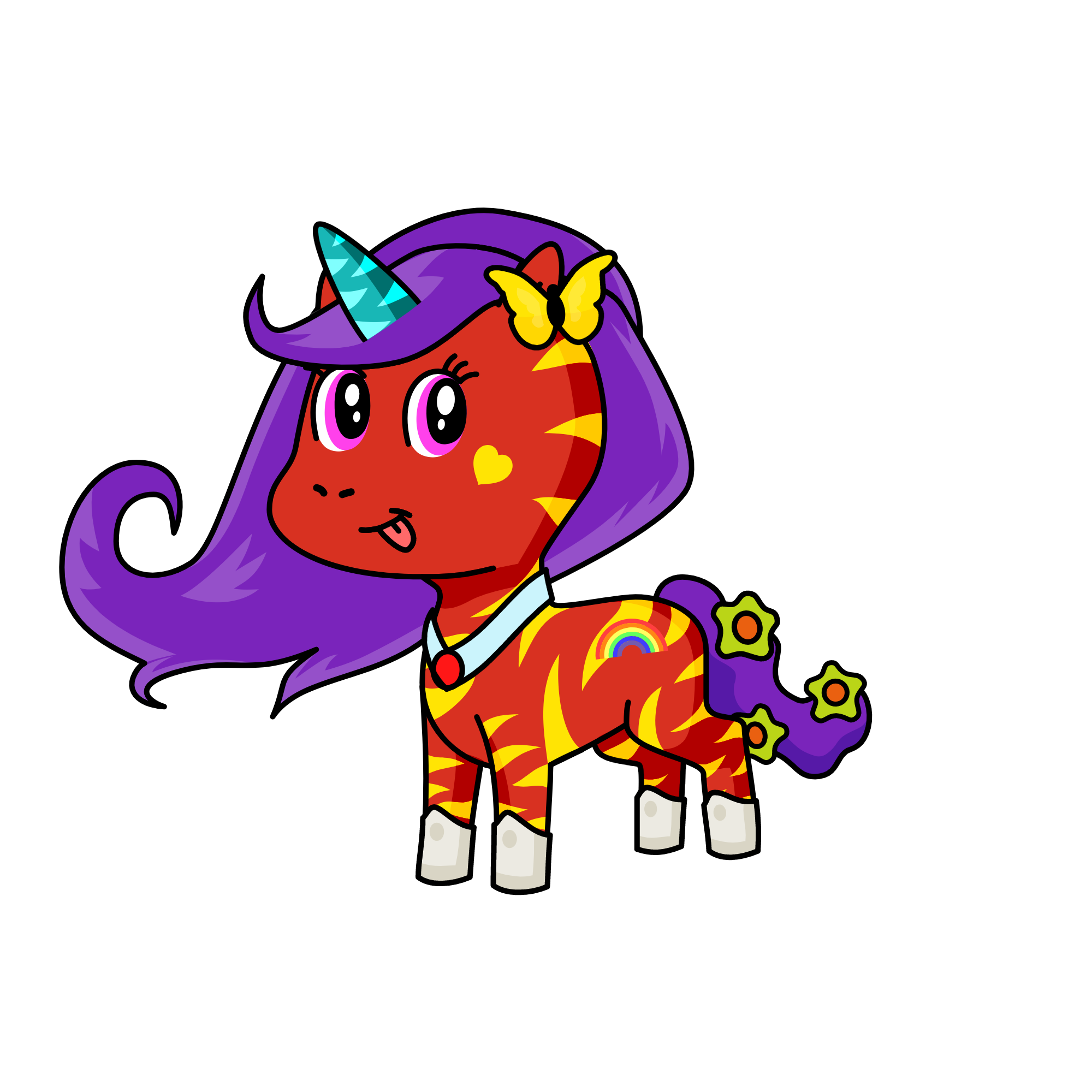 Diamond, the unicorn
