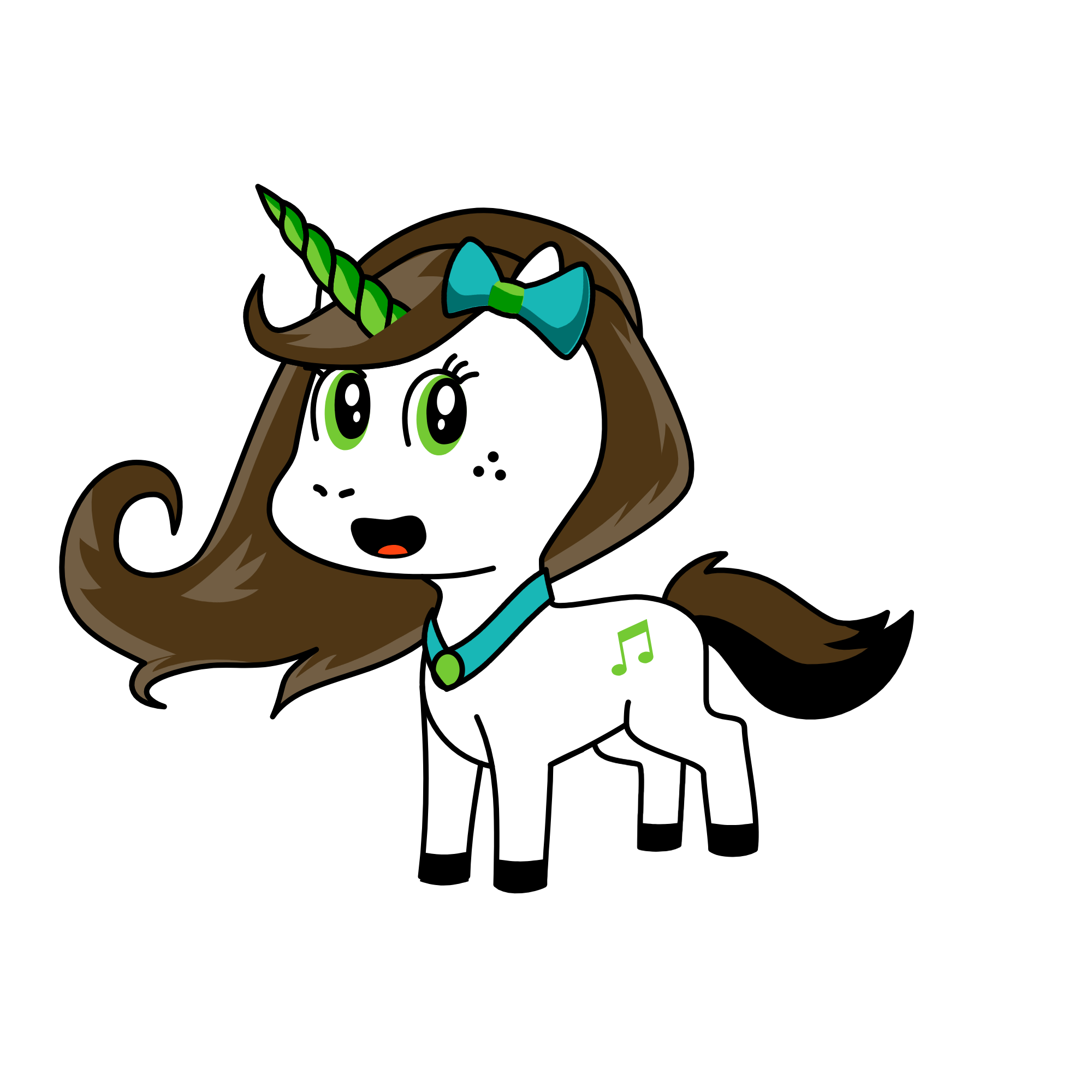 Vanessa, the unicorn