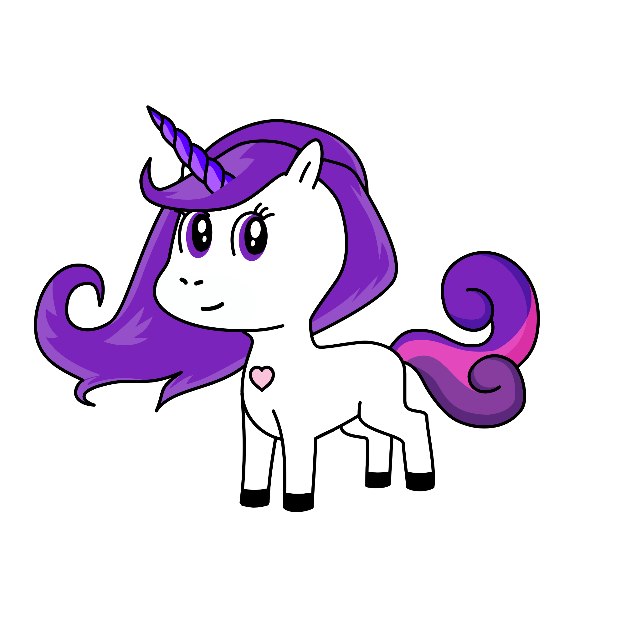heart, the unicorn
