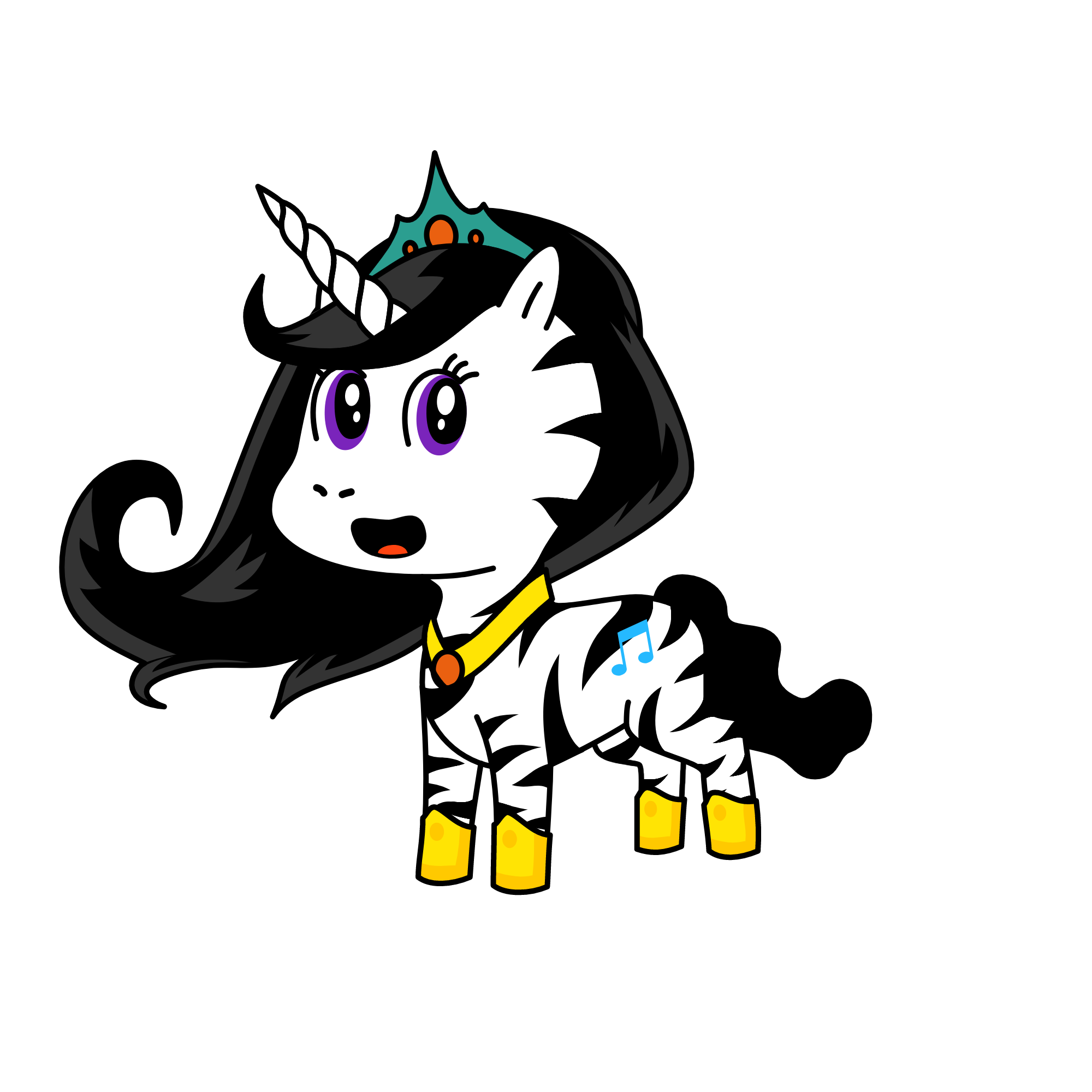 zebracorn, the unicorn