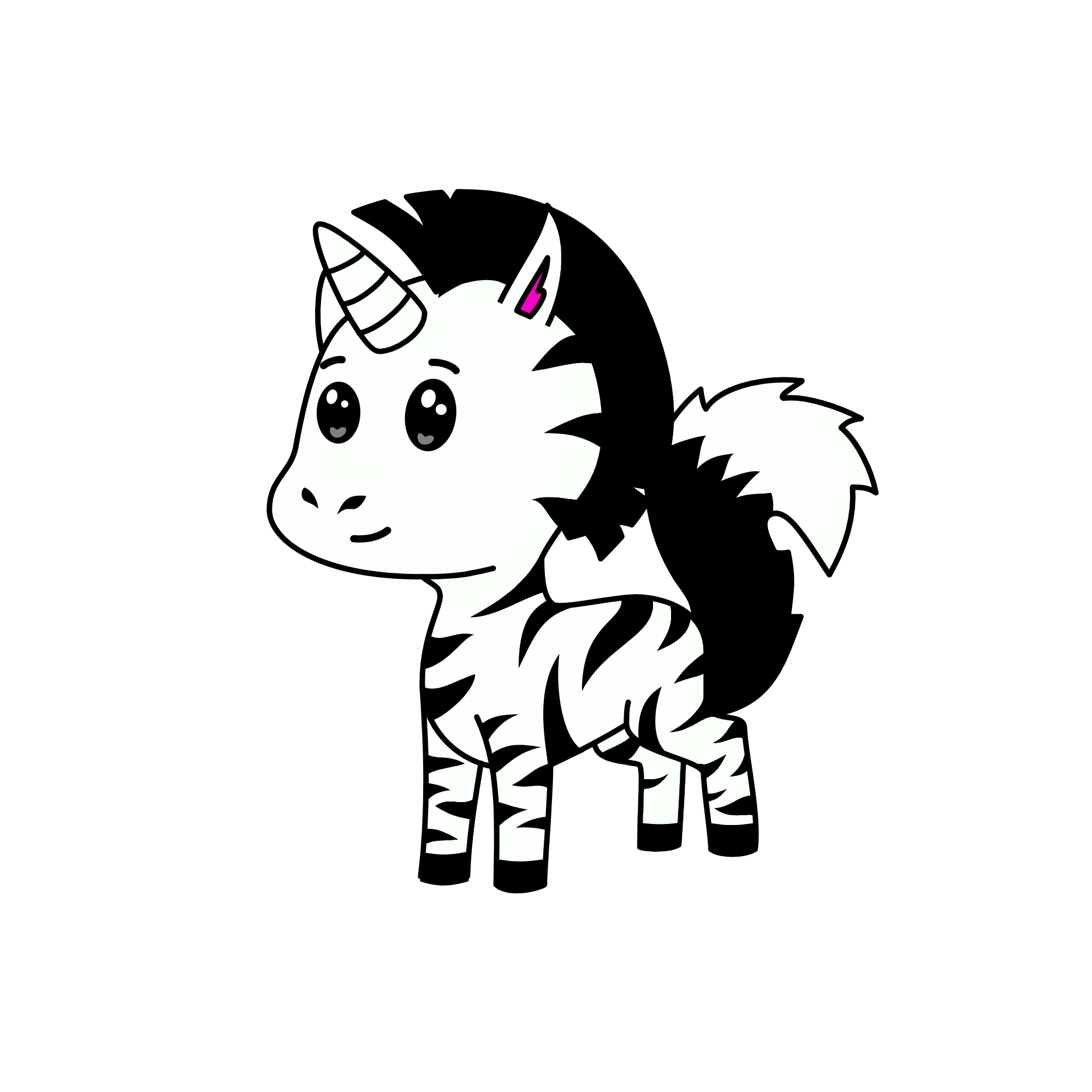 Zebra, the unicorn