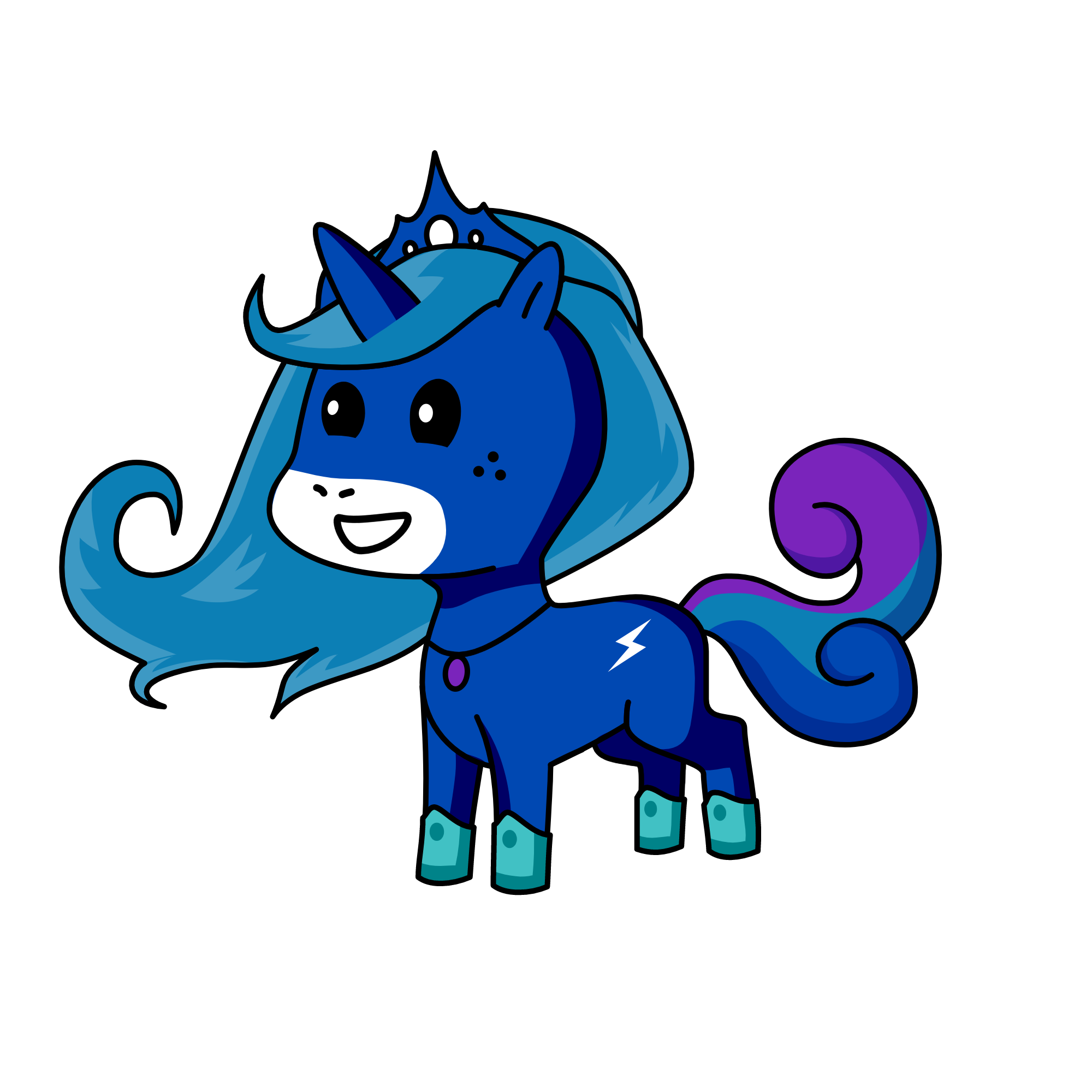 The night light, the unicorn